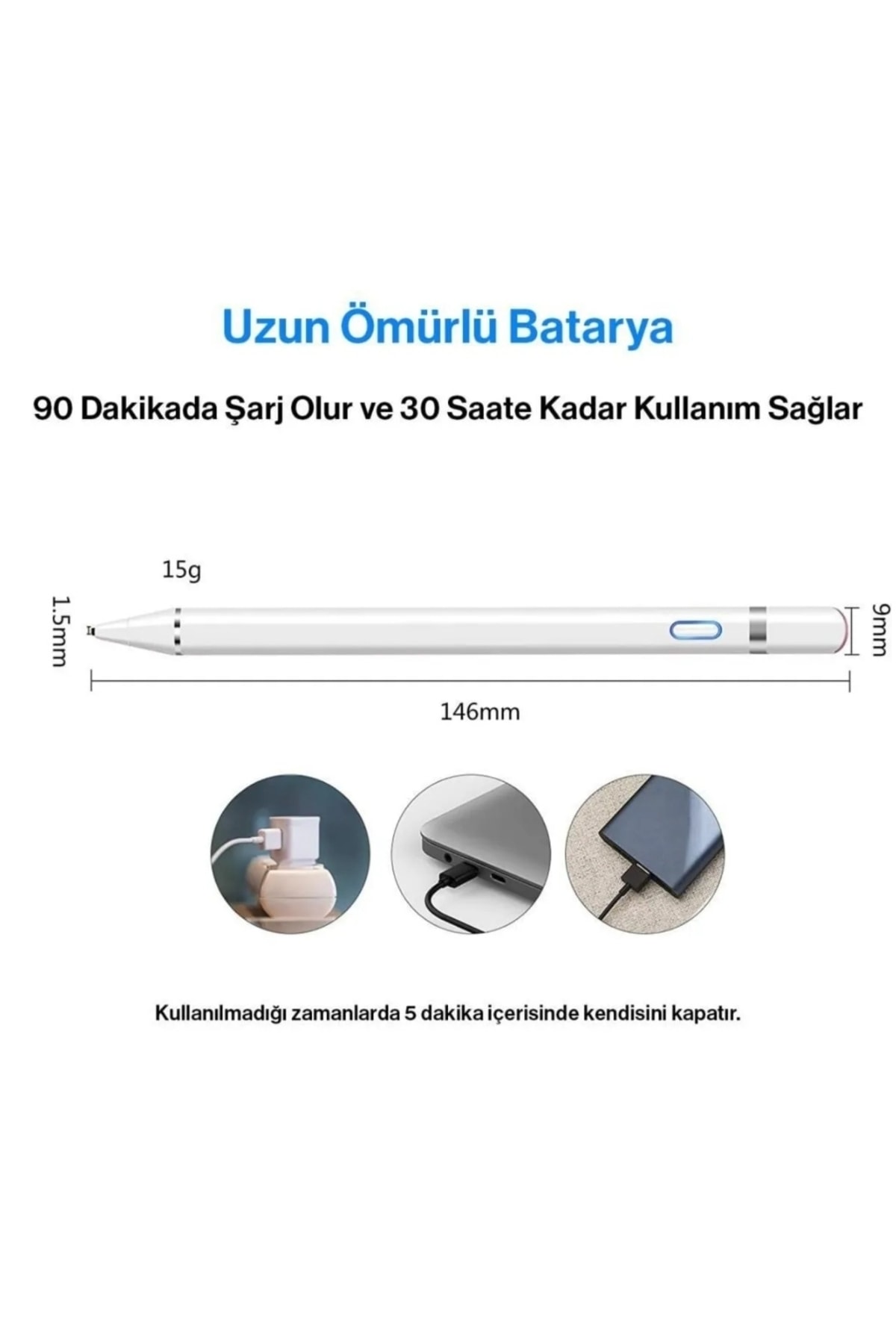 Stylus Dokunmatik Kalem Tüm Cihazlar Ile Uyumlu Çizim Tasarım Tablet Kalemi Ipad Tablet Telefon 2