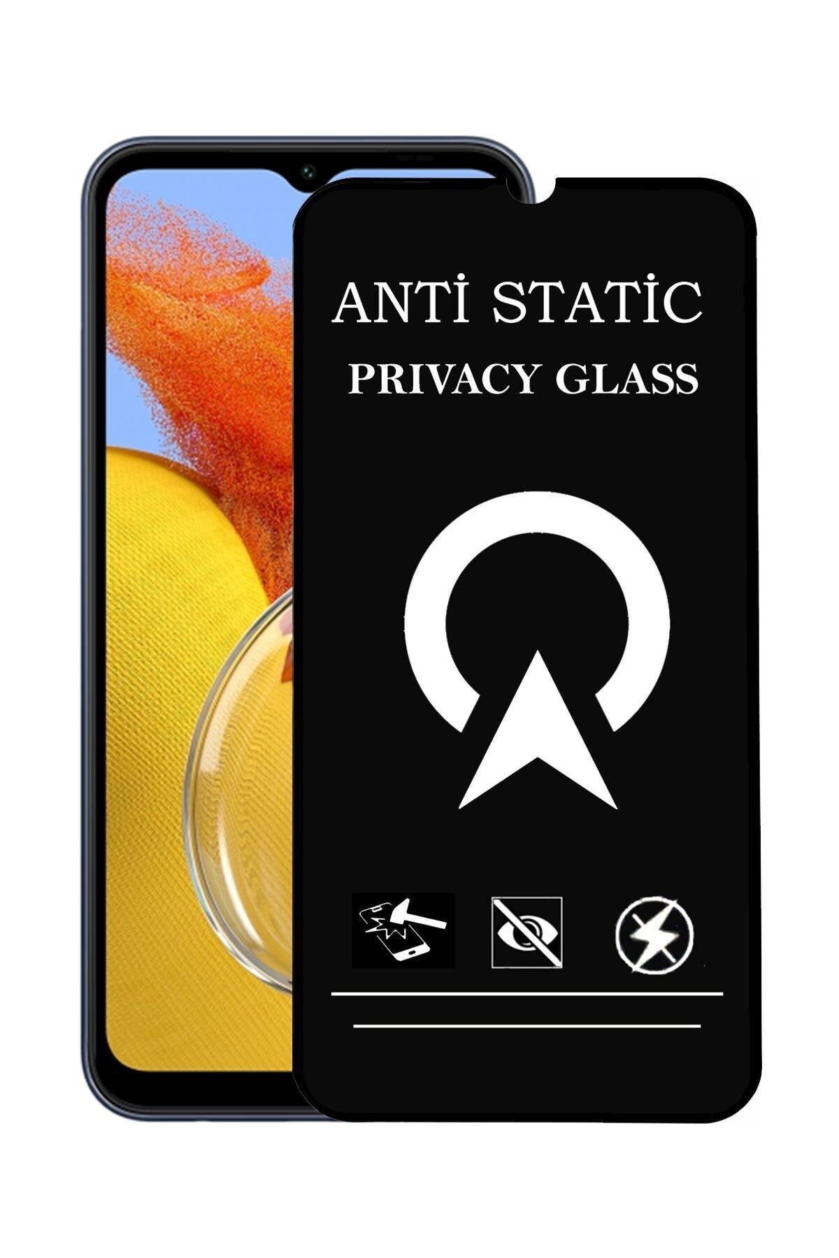 Samsung Galaxy M14 Tam Kaplayan Anti Statik Görünmez Safir Ekran Koruyucu Hayalet Cam