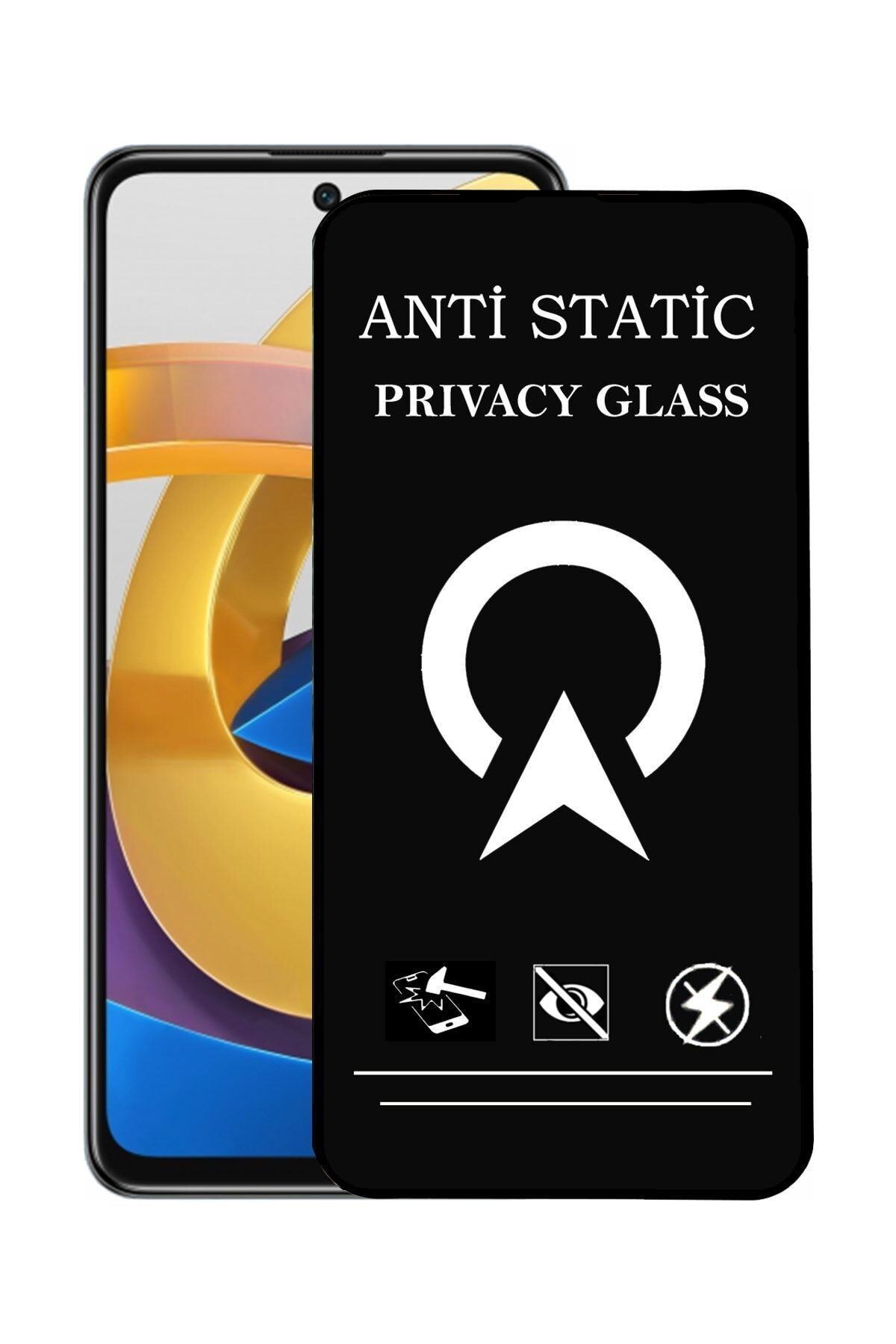 Xiaomi Poco M4 Pro Tam Kaplayan Anti Statik Görünmez Safir Ekran Koruyucu Hayalet Cam