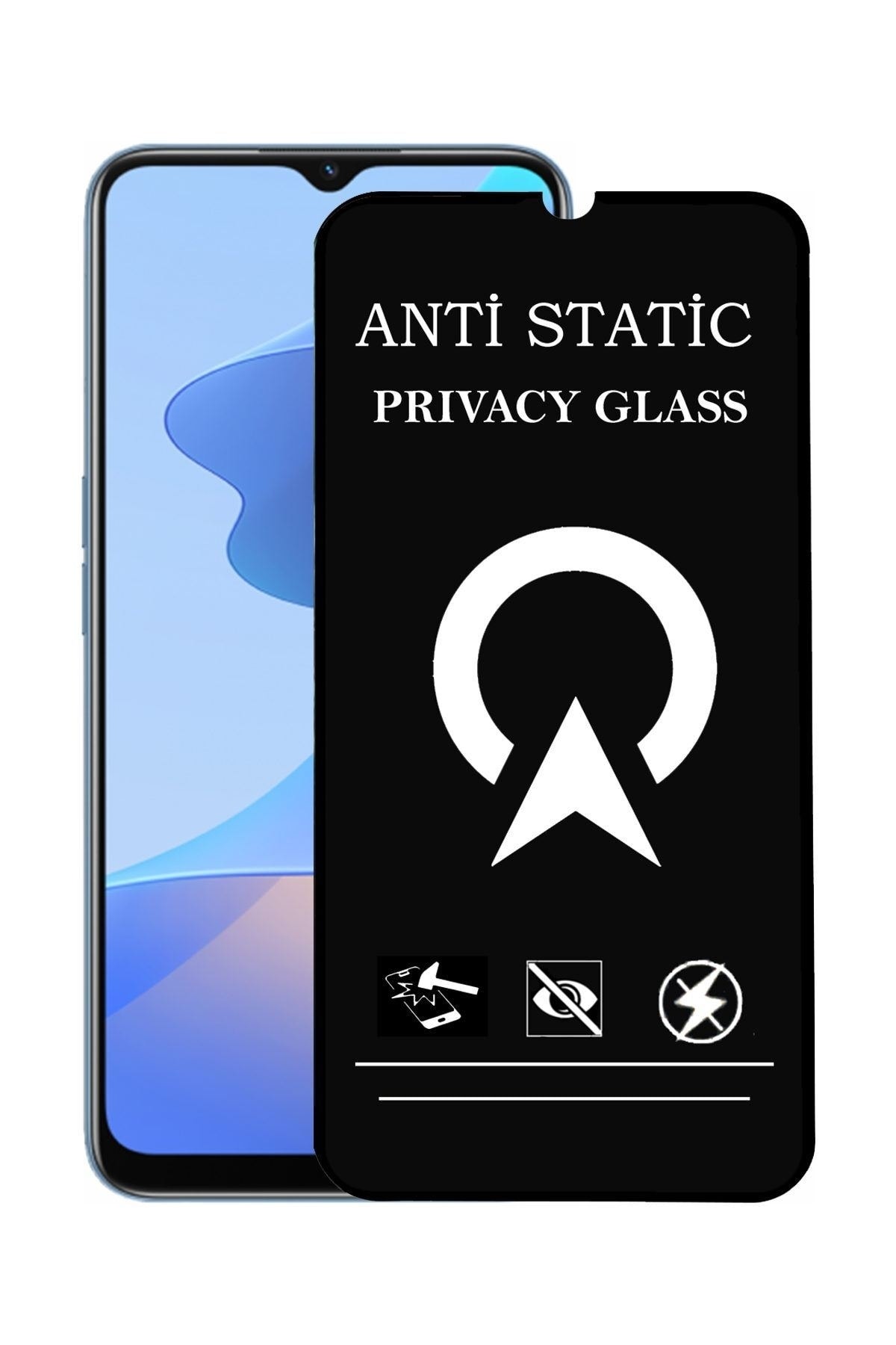 Oppo A16 Tam Kaplayan Anti Statik Görünmez Safir Ekran Koruyucu Hayalet Cam
