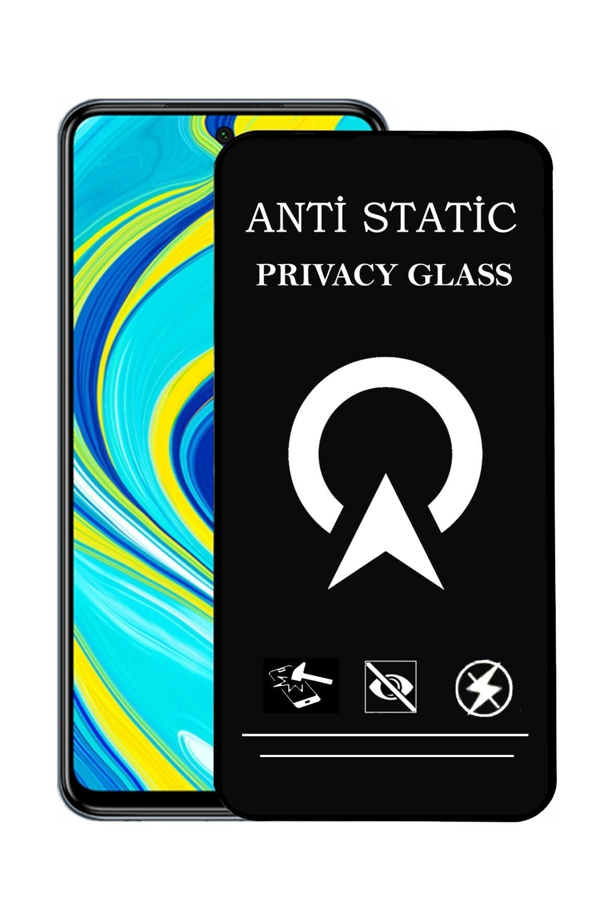 Xiaomi Redmi Note 9s Tam Kaplayan Anti Statik Görünmez Safir Ekran Koruyucu Hayalet Cam