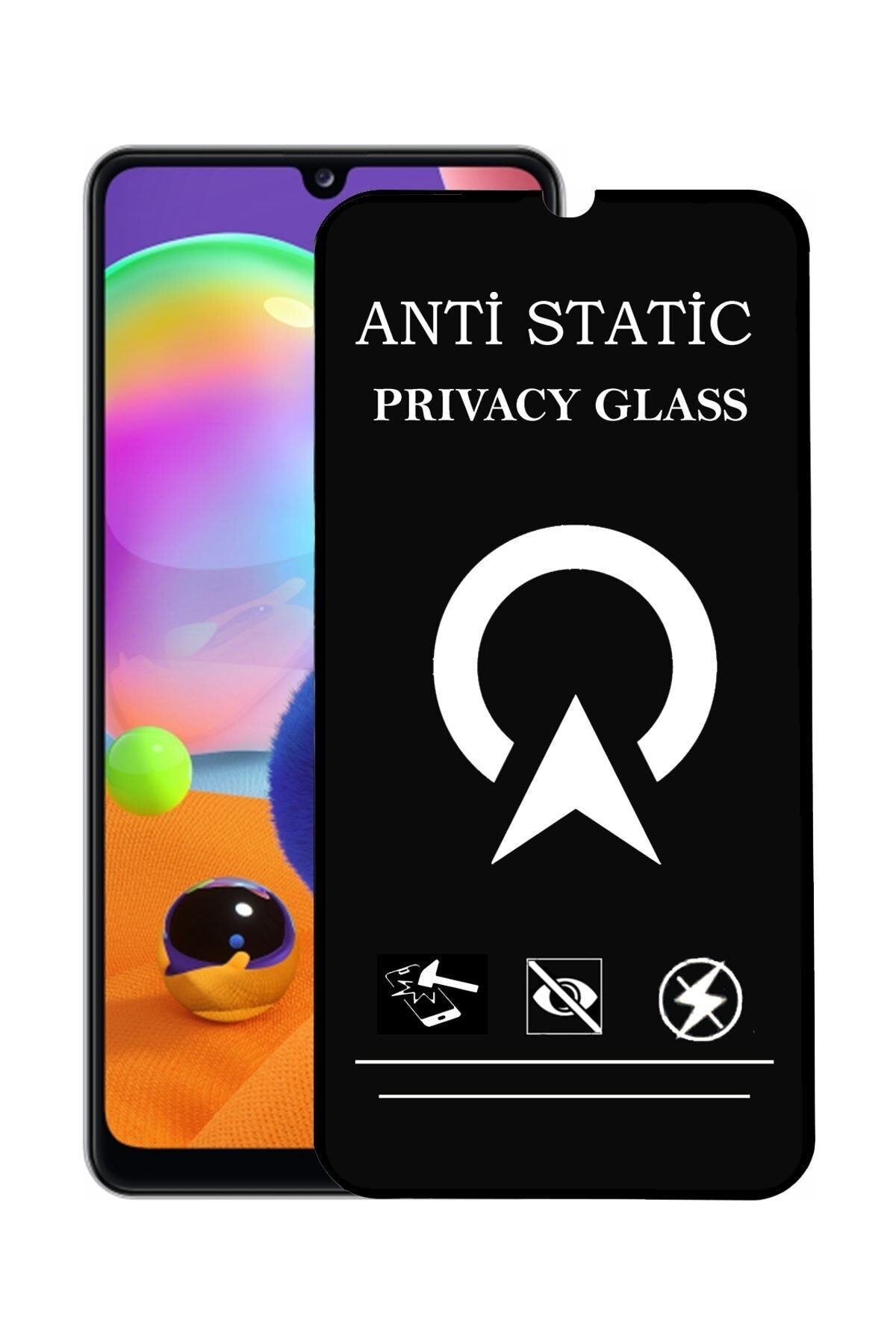 Samsung Galaxy A31 Tam Kaplayan Anti Statik Görünmez Safir Ekran Koruyucu Hayalet Cam