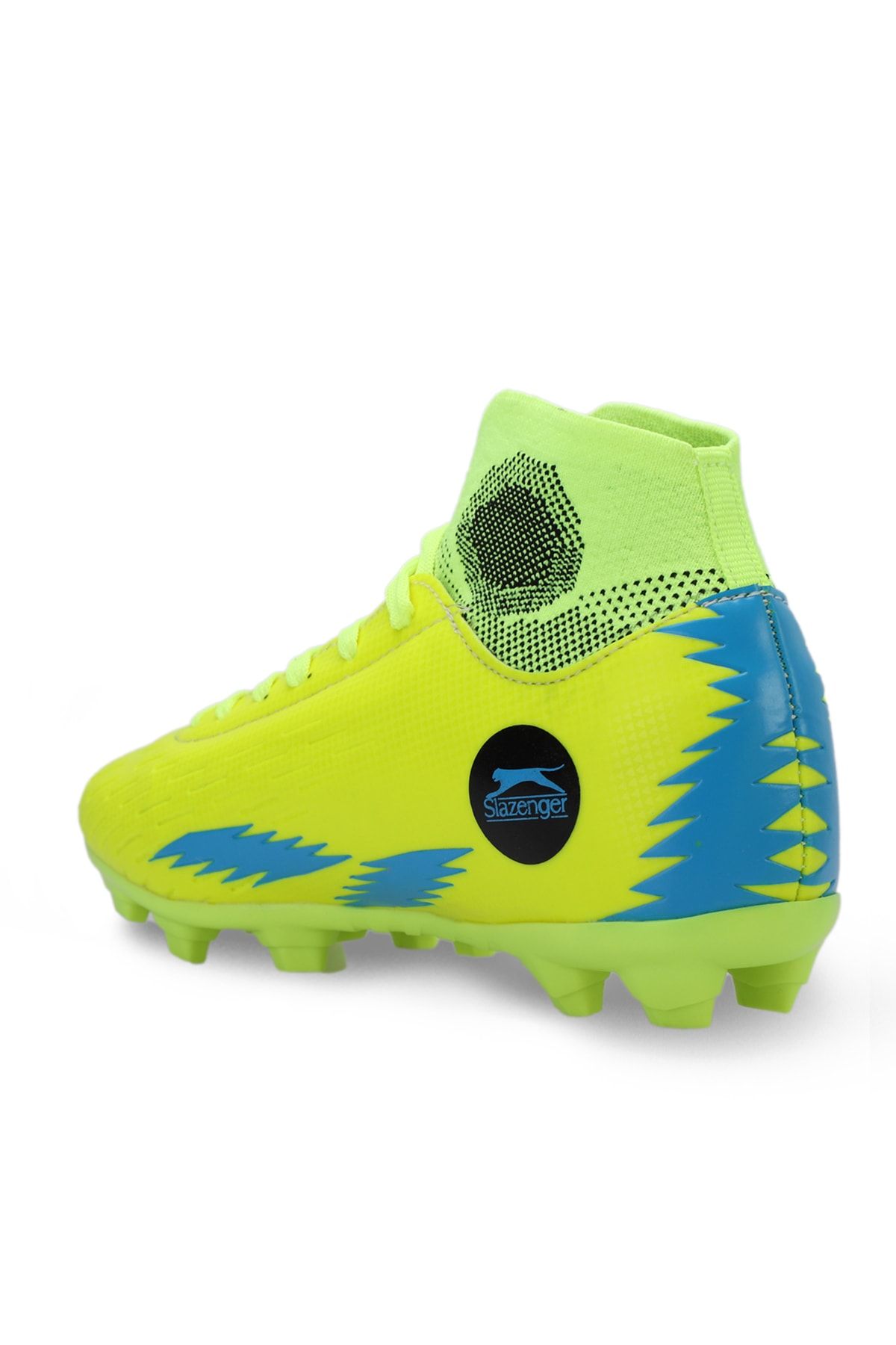 Slazenger کفش فوتبال پسرانه Astroturf Field Hadas Krp Neon Yellow
