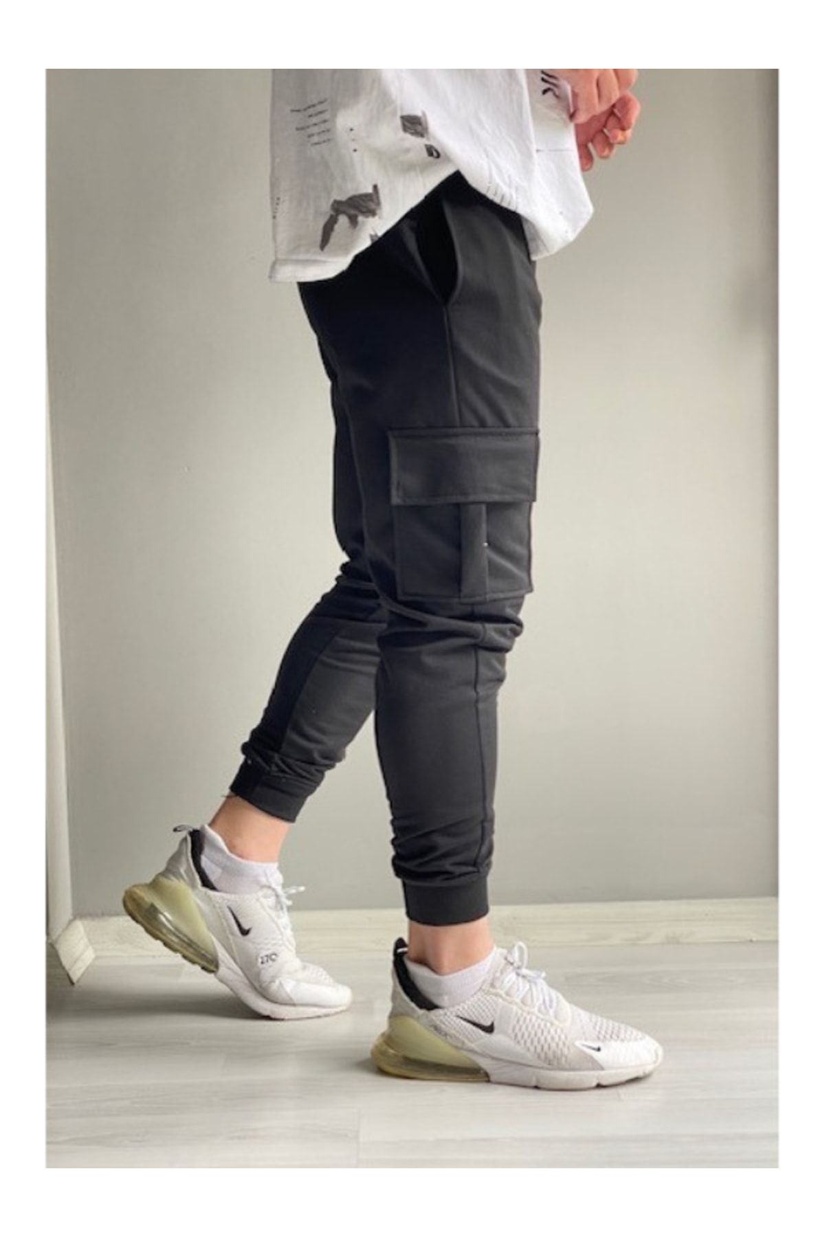 Skinny cargo sales joggers