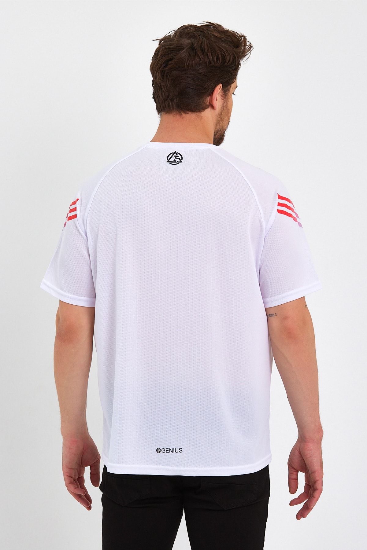 GENIUS STORE-Store Herren-Sport-T-Shirt, bedrucktes Fitness- und Training-Fit-T-Shirt 5