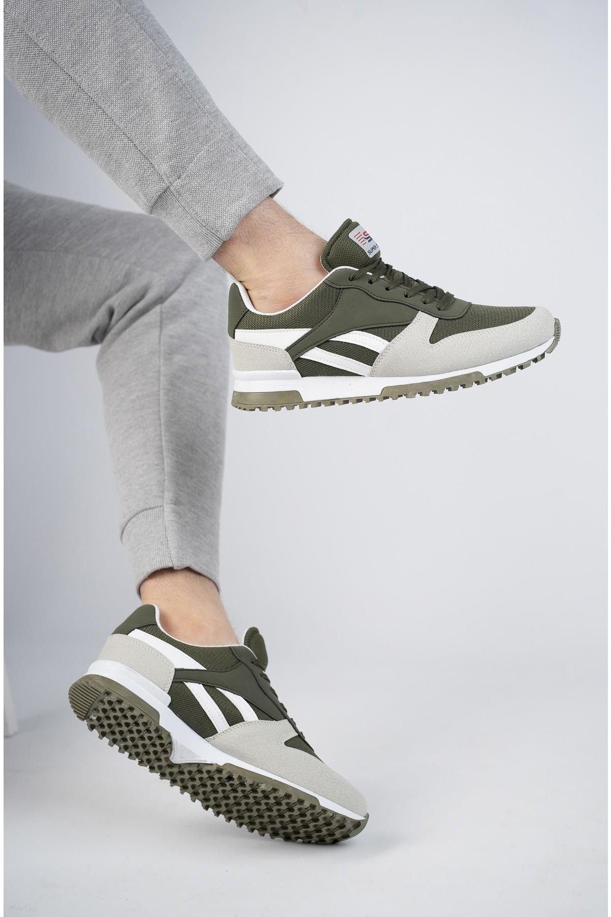 Khaki running trainers online