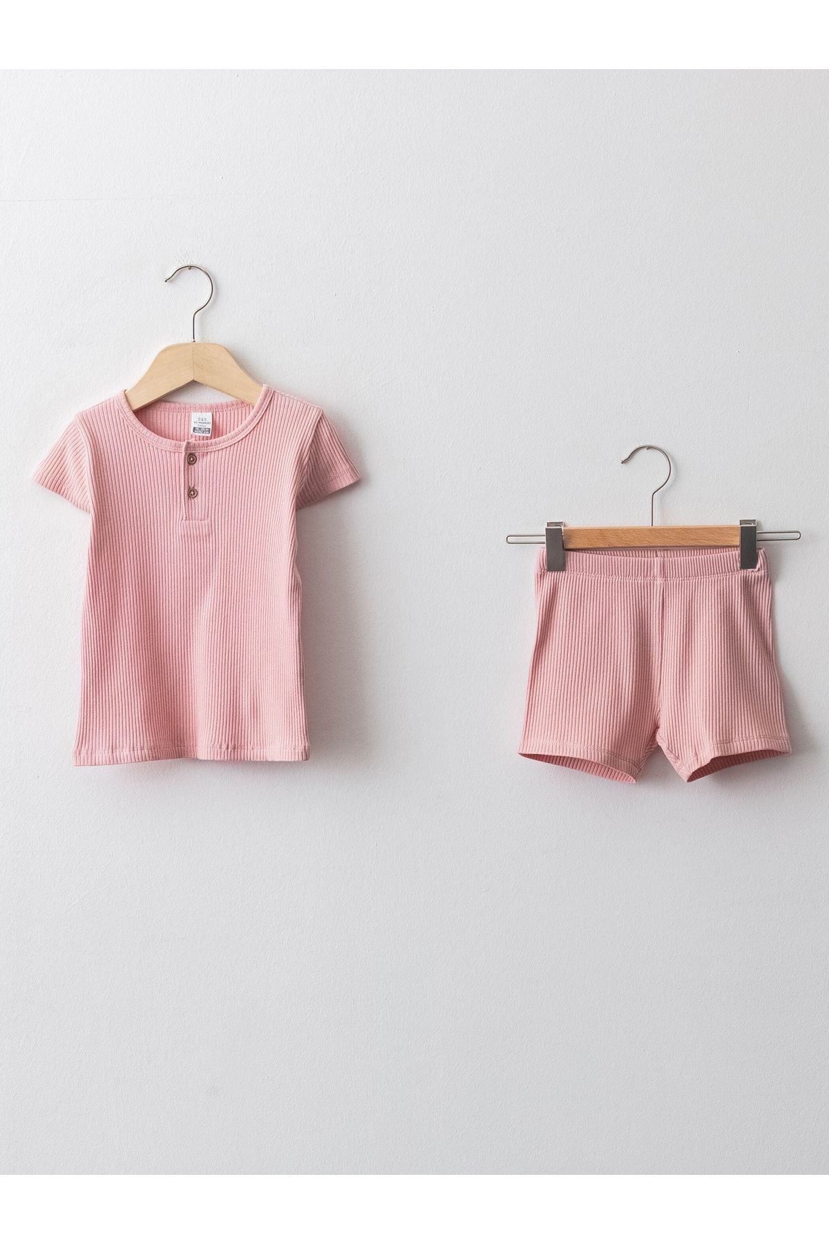 LC Waikiki Pyjama Rosa Unifarben