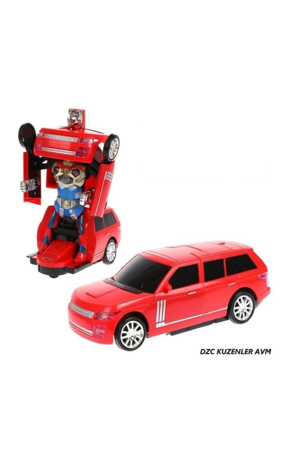DZC KUZENLER AVM Transformers Çarp Dön Pilli Otomatik Robota