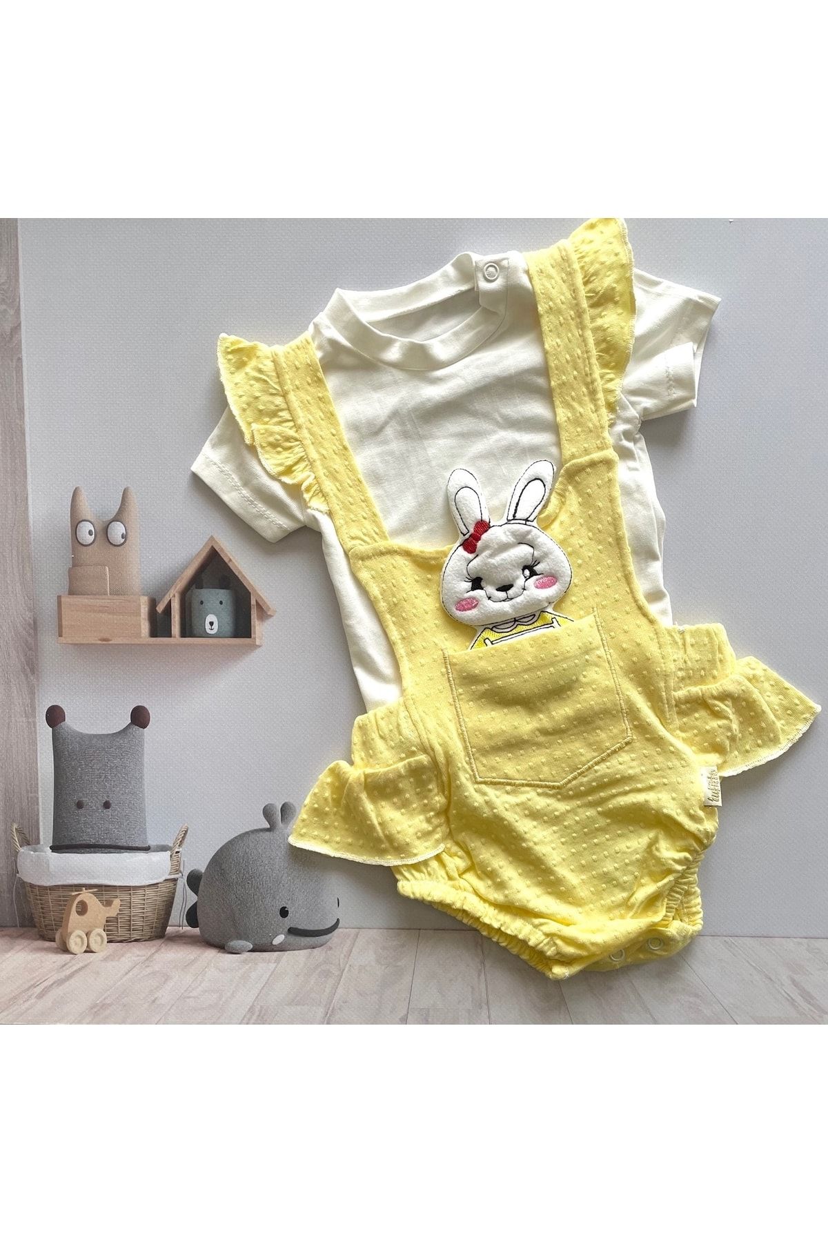 Yellow two 2024 piece jumpsuit