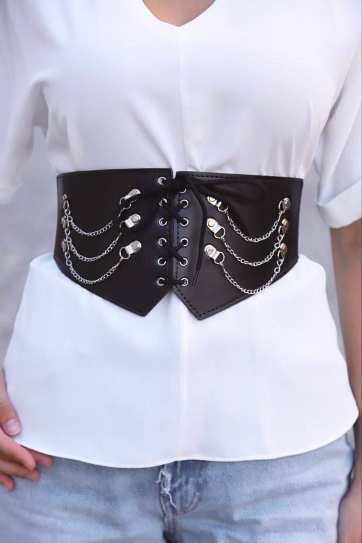 Lace-up Corset Belt