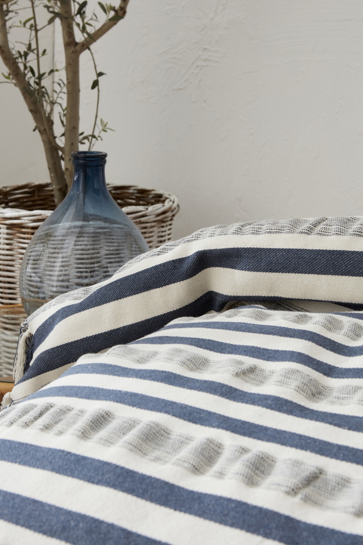 Karaca Home Roller Çift Kişilik Yatak Örtüsü Indigo