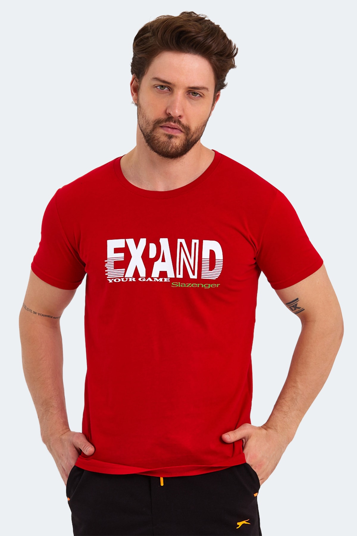 Slazenger T-Shirt Rot Regular Fit