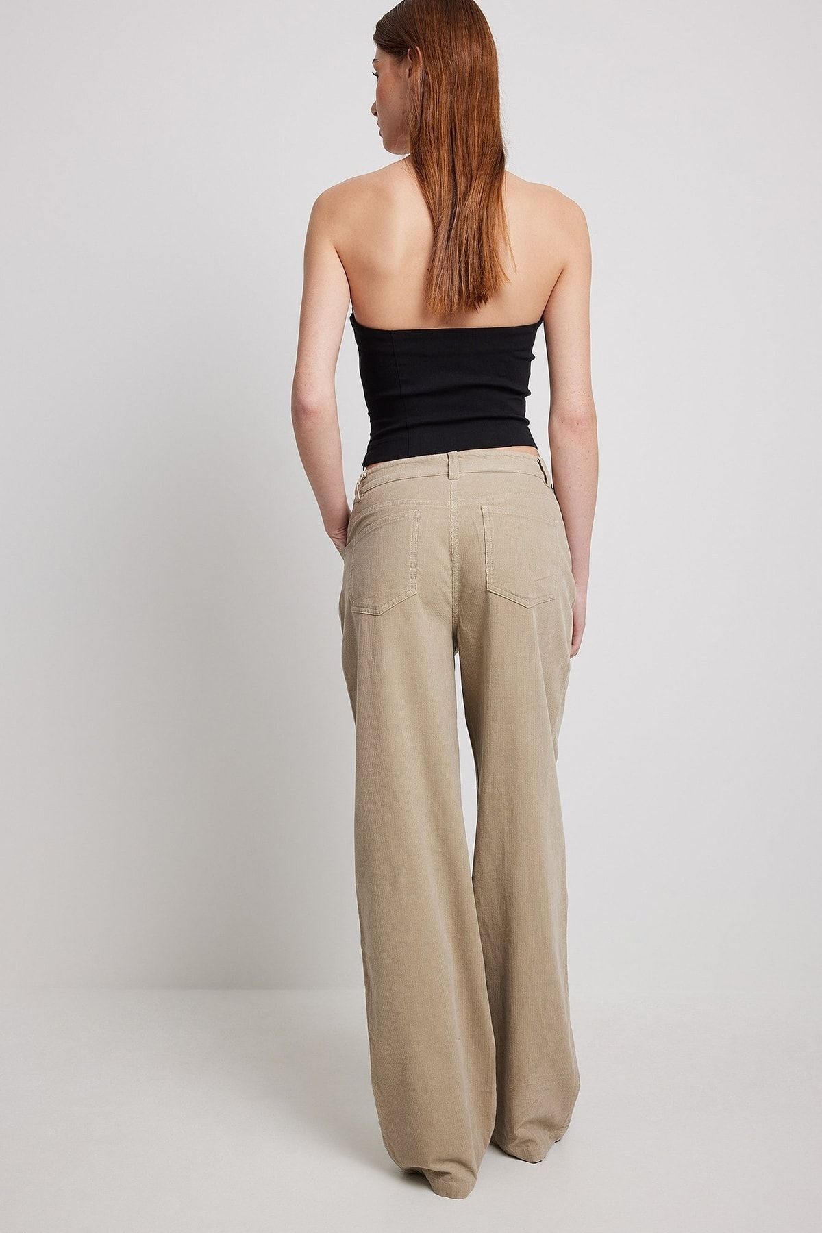 NA-KD Hose Beige Wide Leg FN5441