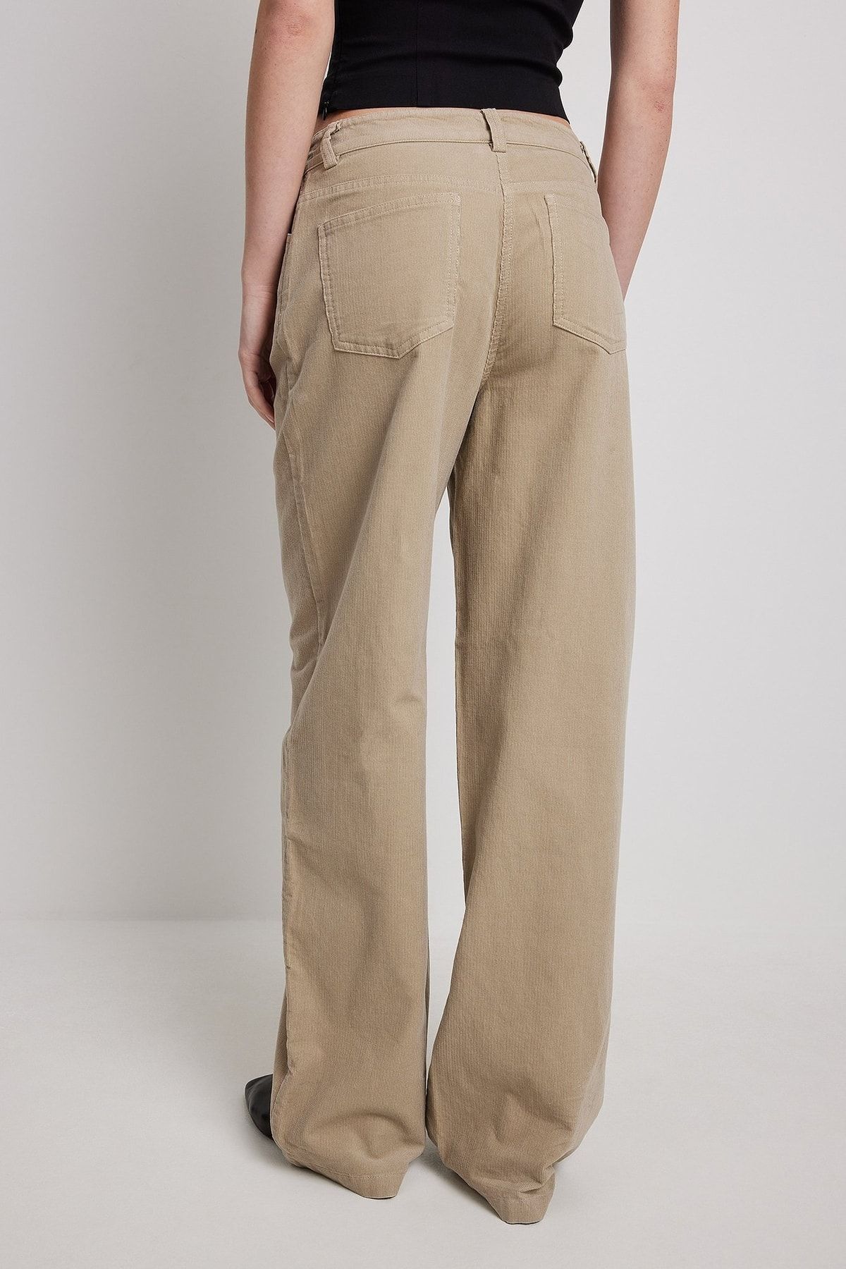 NA-KD Hose Beige Wide Leg FN5441