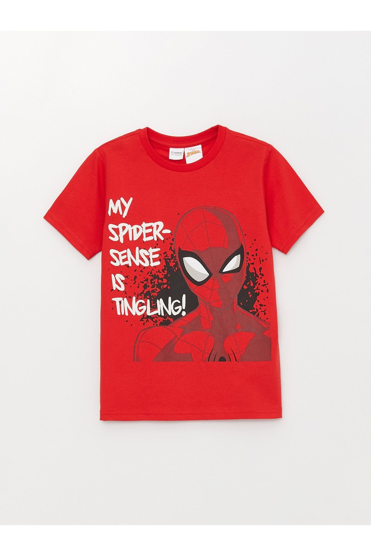 LC Waikiki-Spiderman-Pyjama-Set für Jungen mit bedruckten Shorts – Rundhalsausschnitt, kurze Ärmel 2