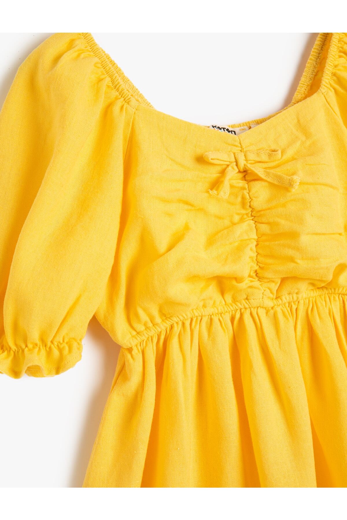 The Drop Damen Top – Ballonärmel, V-Ausschnitt, Schwarz, Von @lucyswhims