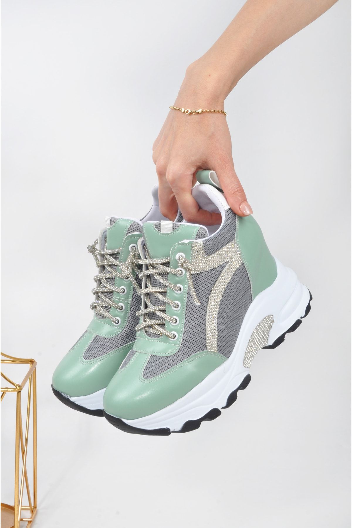 Womens hidden discount wedge sneakers
