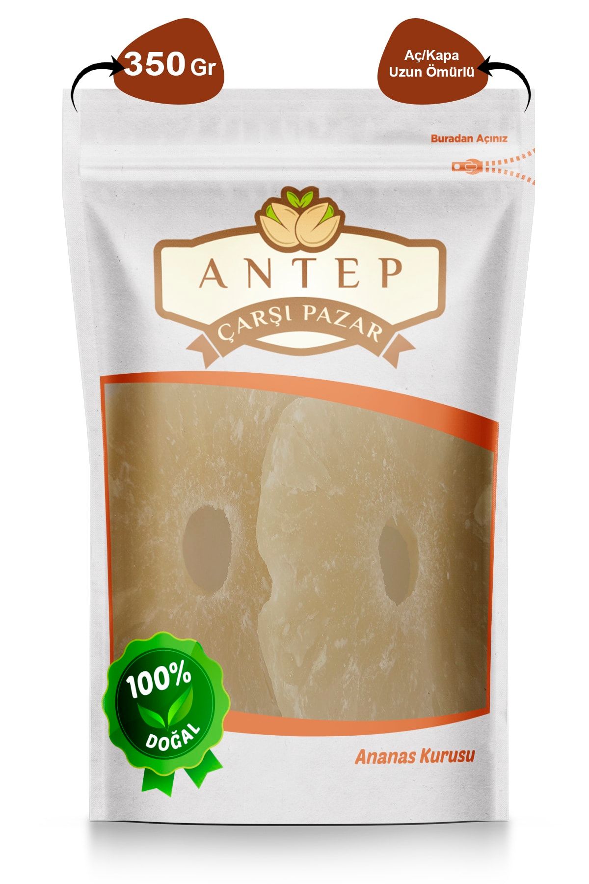 Ananas Kurusu Tropik Meyve Kurusu | 350 gr