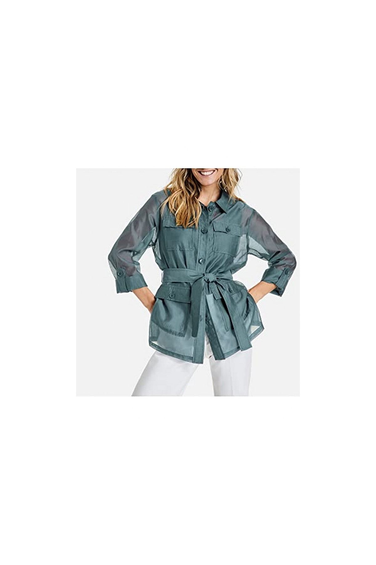 Gerry Weber Hemd Grün Regular Fit Fast ausverkauft