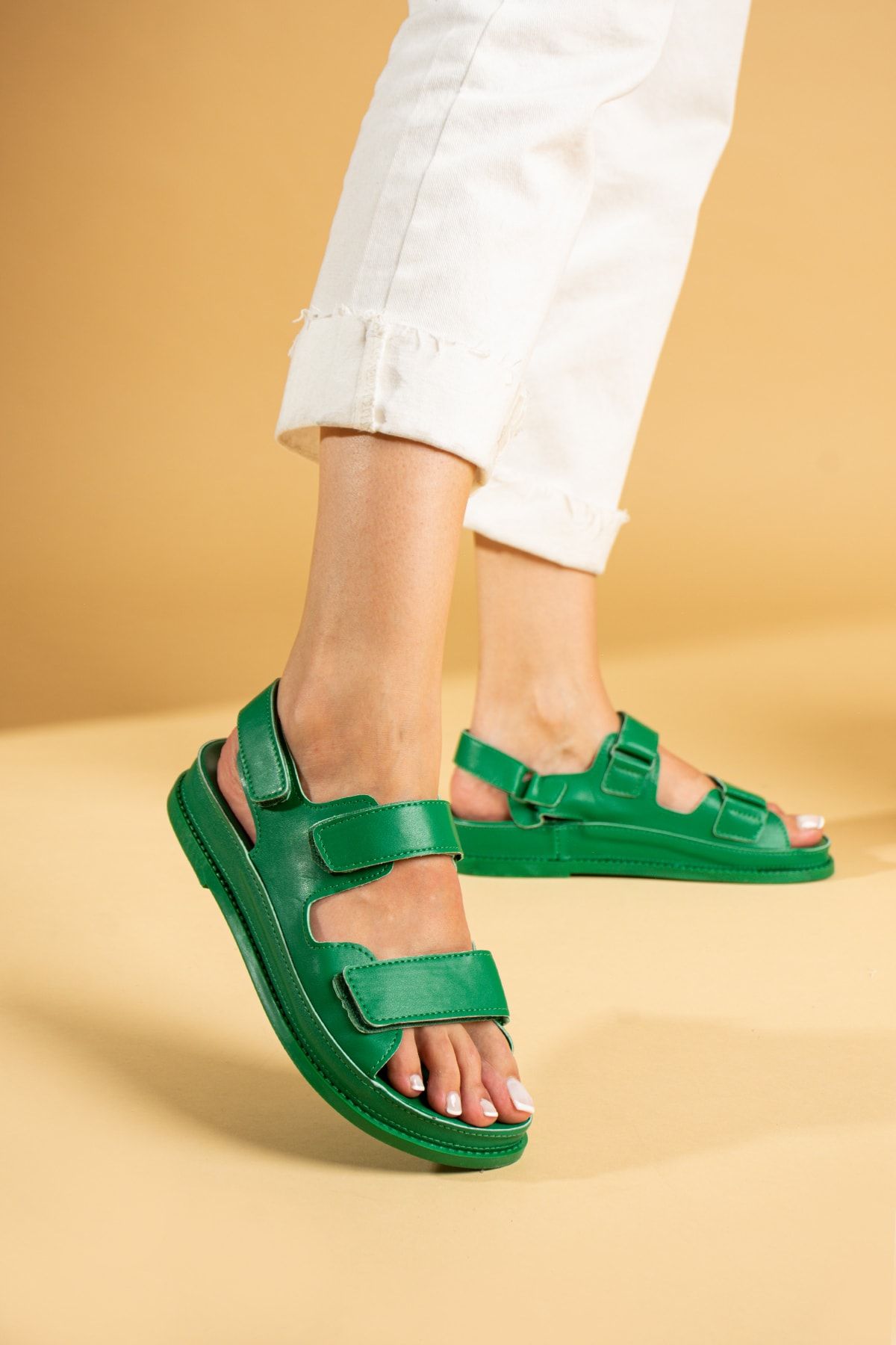 Green sandals new arrivals