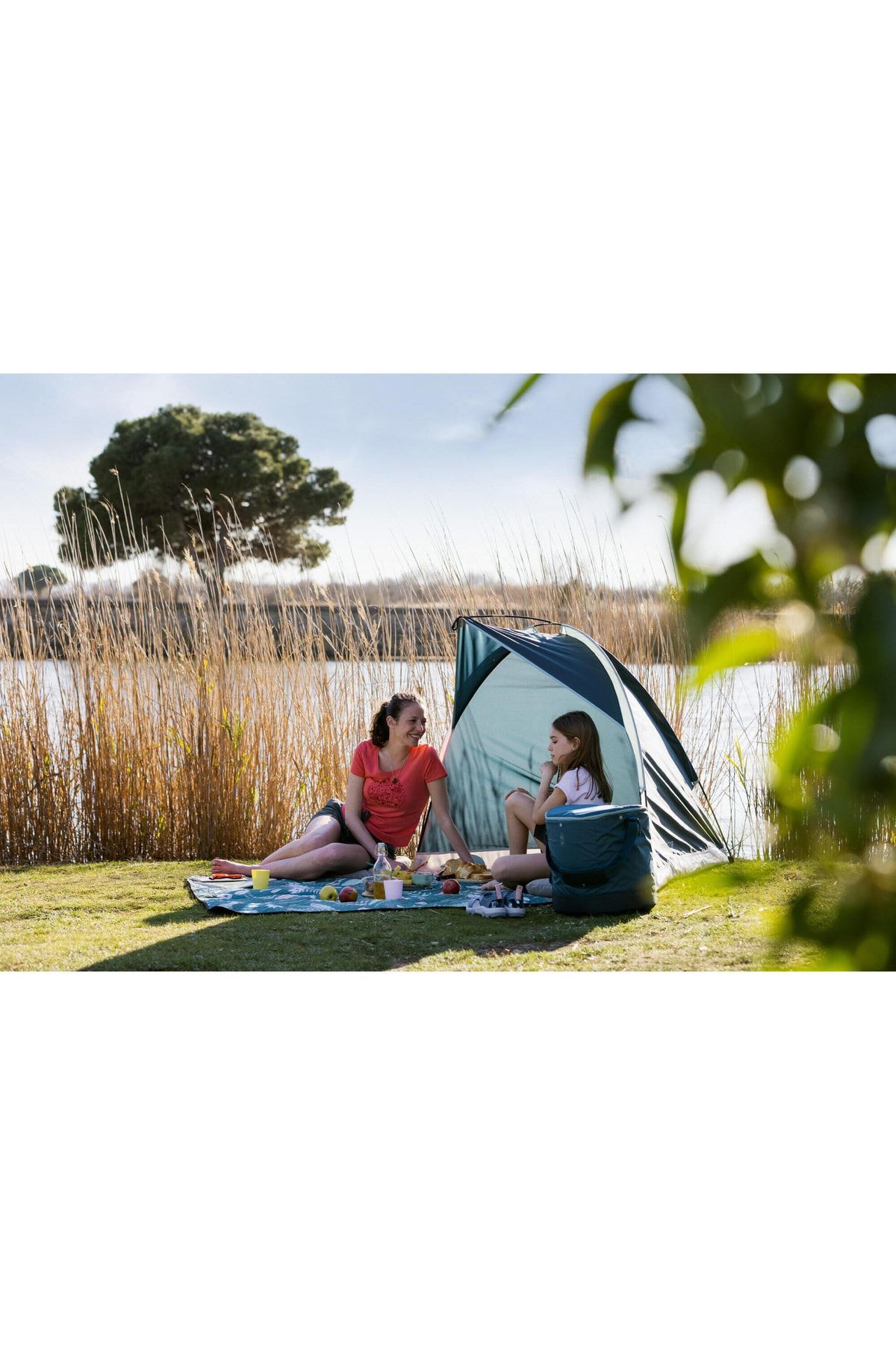 زیرانداز کمپ پوشش پیک نیک کمپینگ الگوی 170 X 140 سانتی متر Decathlon