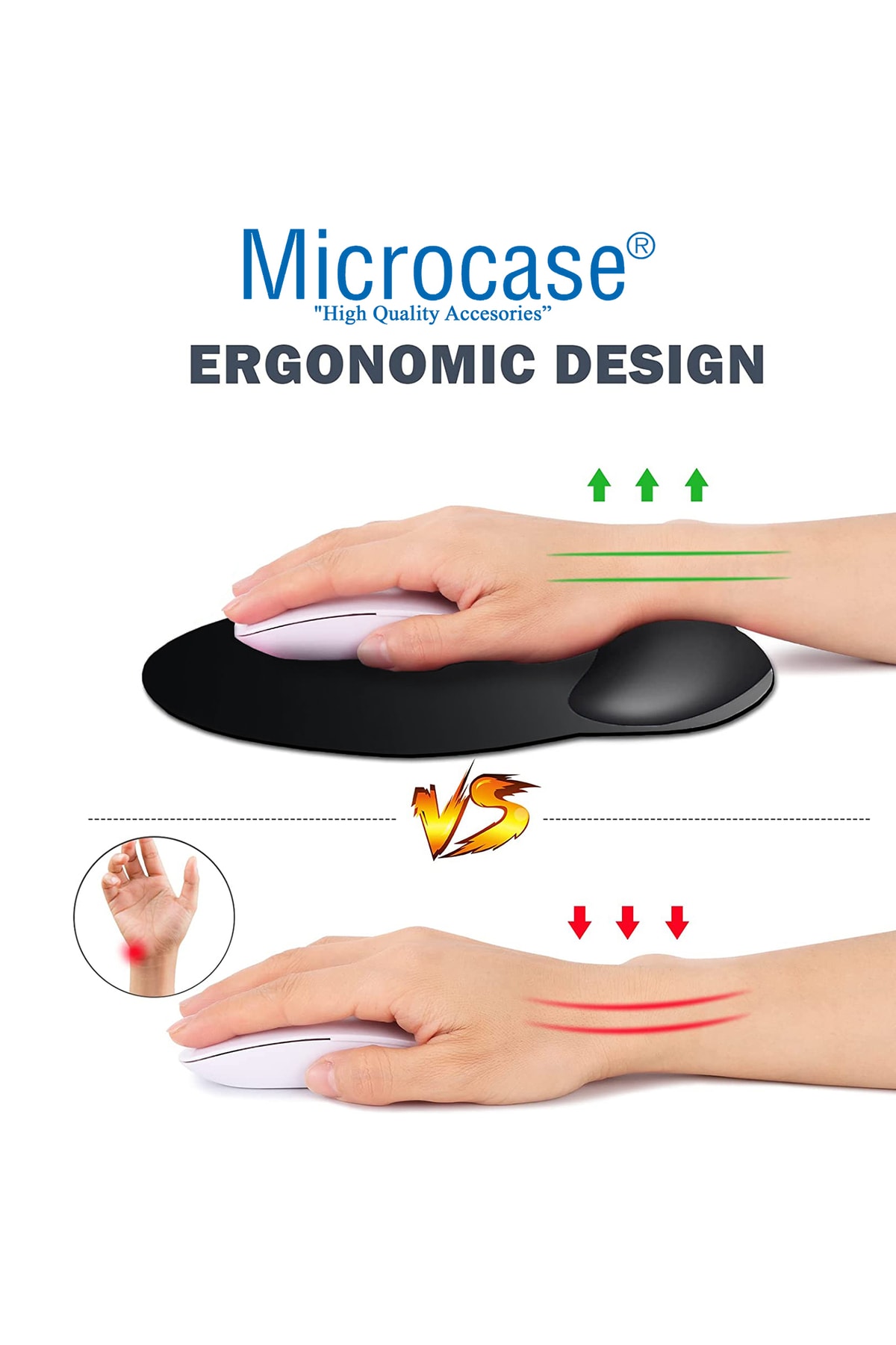 Kaydırmaz Silikon Tabanlı Çoçuk Yüzü Baskılı Bilek Destekli Mouse Pad 22x28cm - Al3830 4