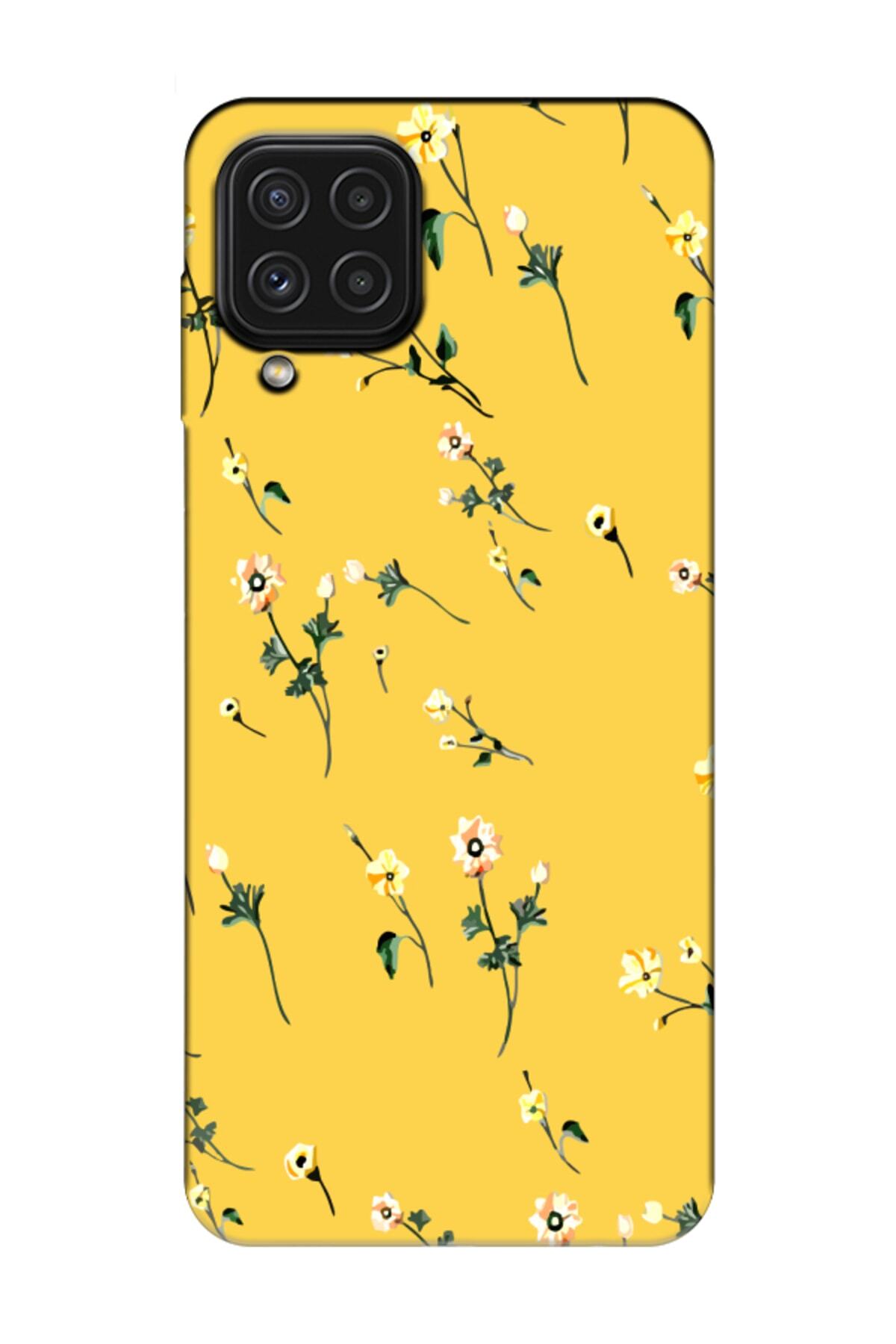 Samsung A22 Floral Yellow Phone Case