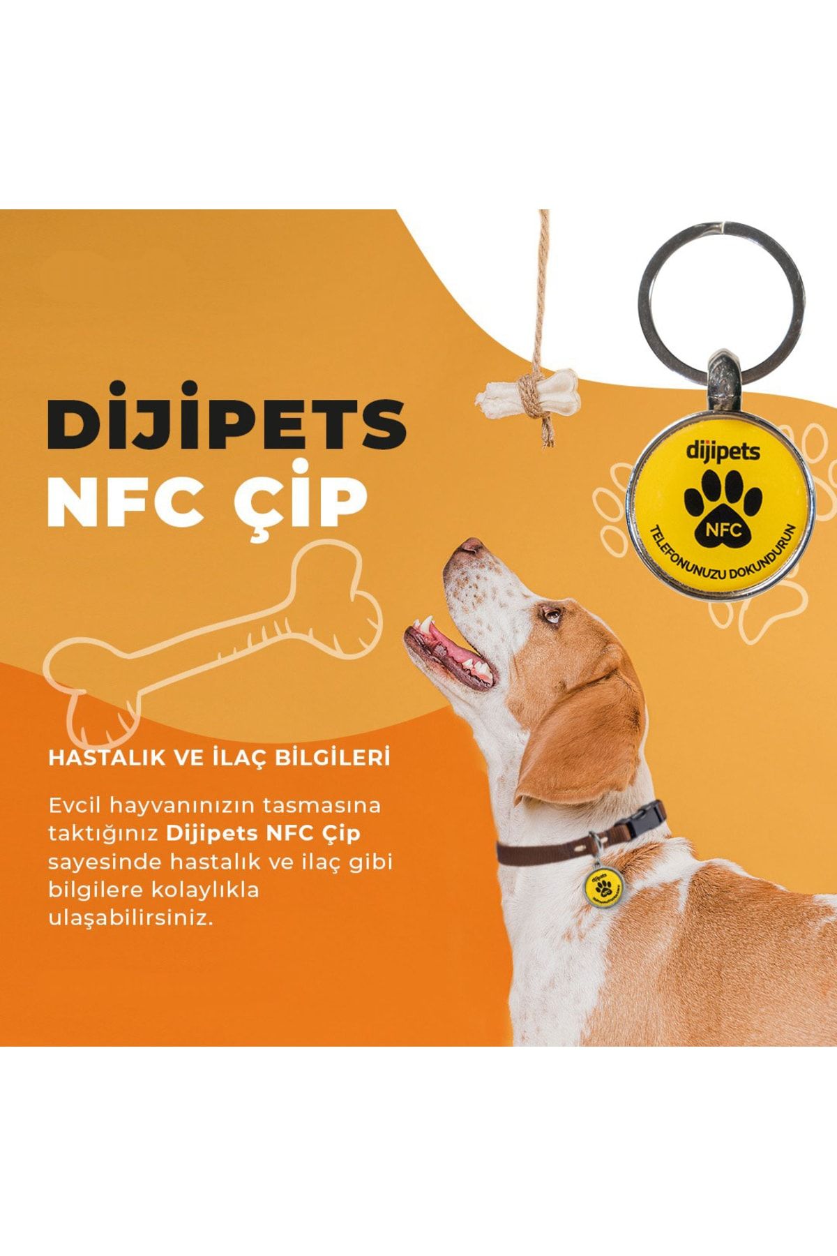 MVG Store-Dijipet Paw Friendly Smart Leash Digital Imprint and Location Information (End to Give a Loss) 7