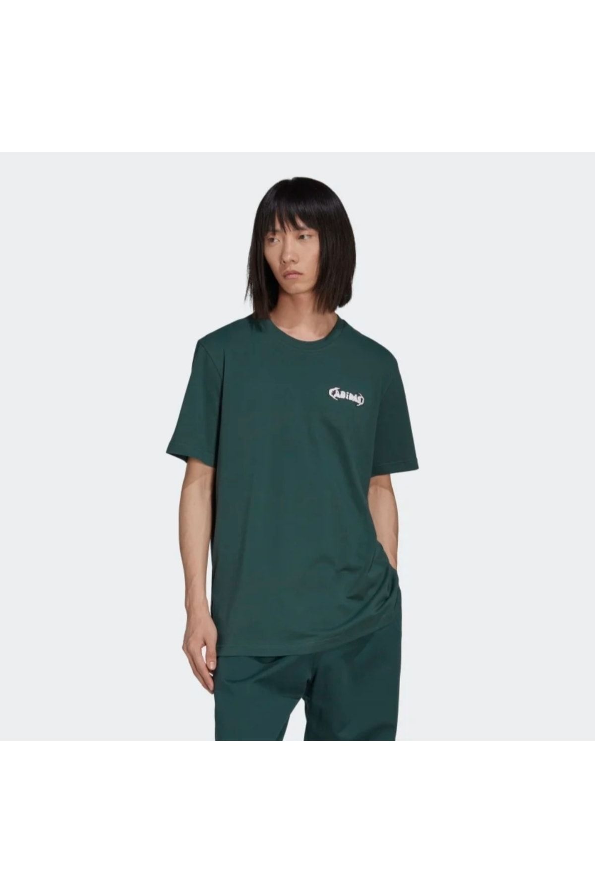 Dark green sales adidas t shirt