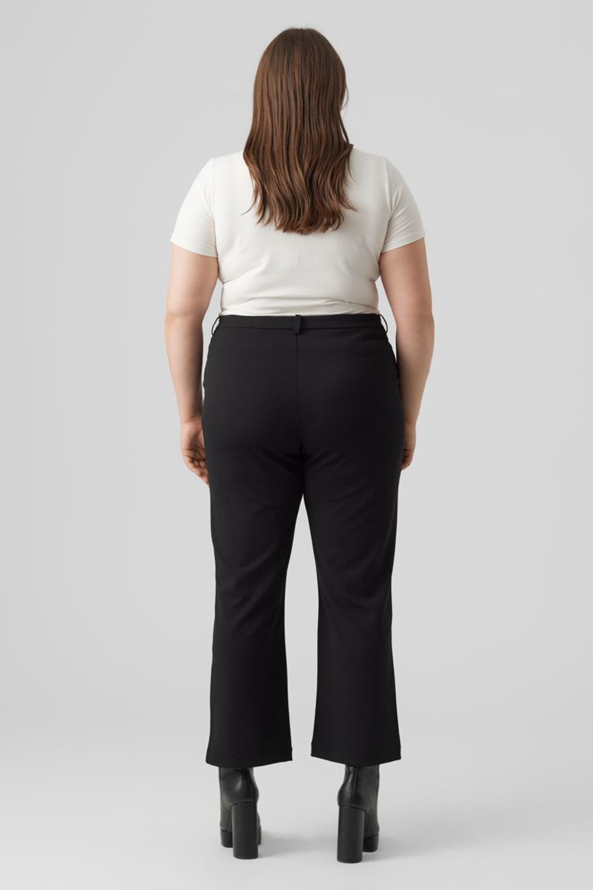 Veromoda Curve-Czarne spodnie damskie/dziewczęce Vero Moda Curve 4