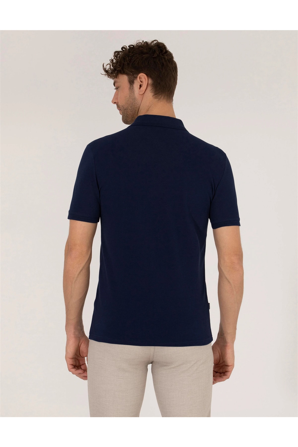 تیشرت یقه پلو مردانه راسته آستین کوتاه | پیر کاردین Pierre Cardin G021GL011.000.1646113. - تصویر 6