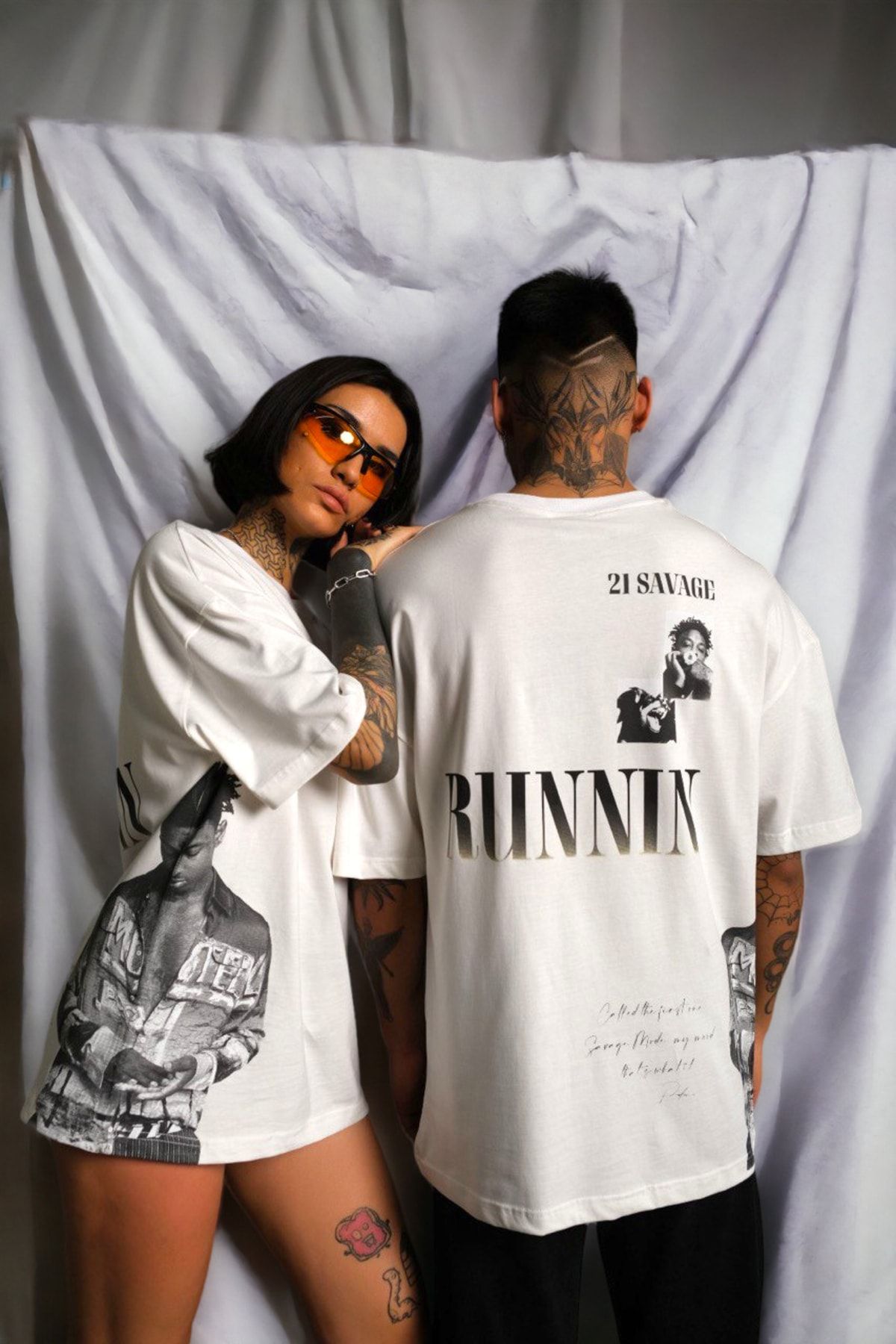 OKC T Shirt White Oversize Trendyol