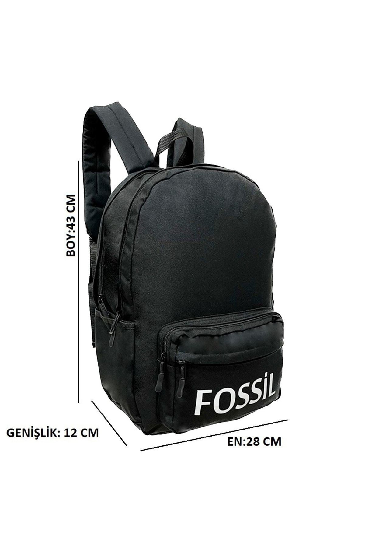 Fossil black backpack online
