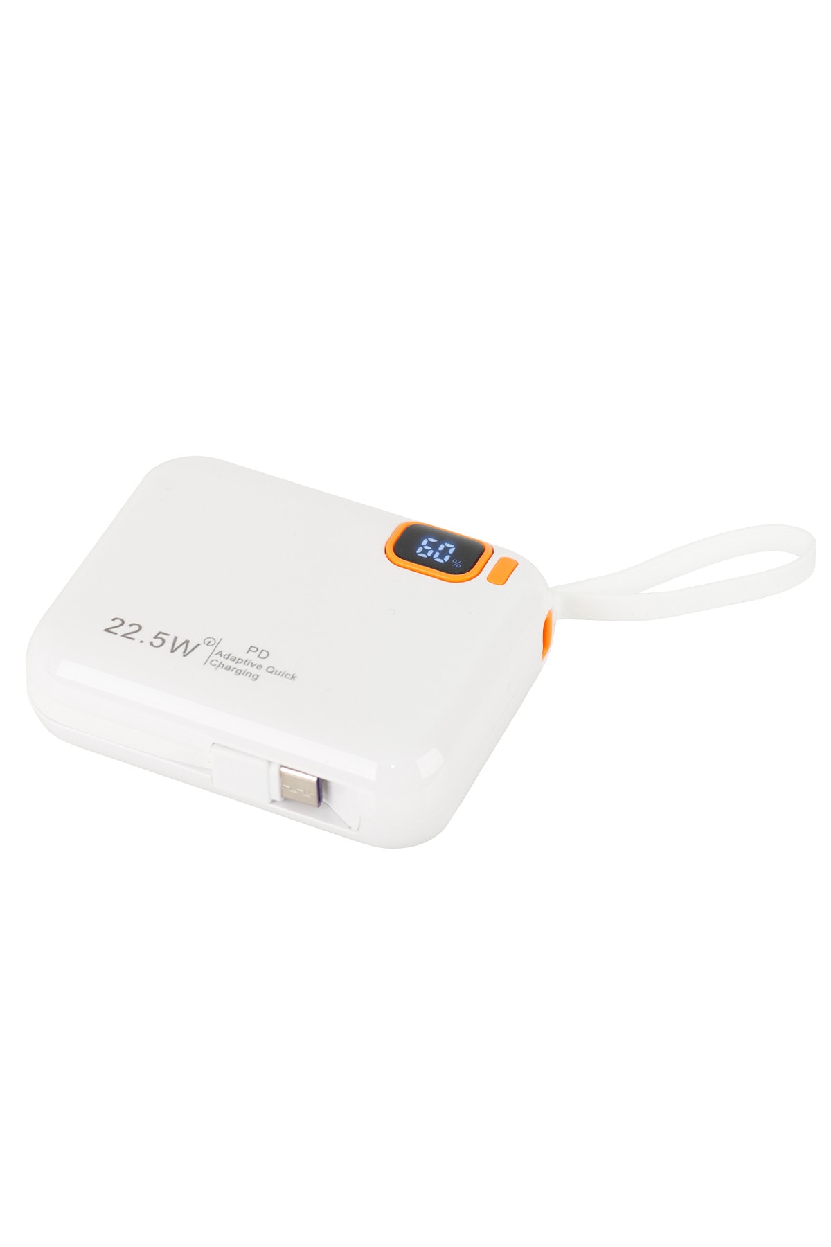 10.000 Mah Powerbank Kablosuz Şarj Cihazı 22.5w Beyaz 4