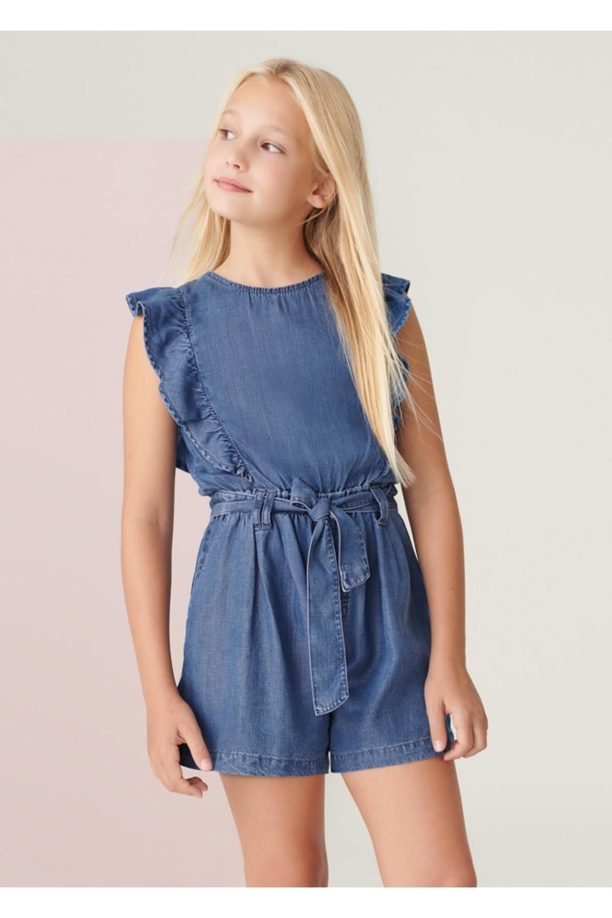 Denim clearance romper girls