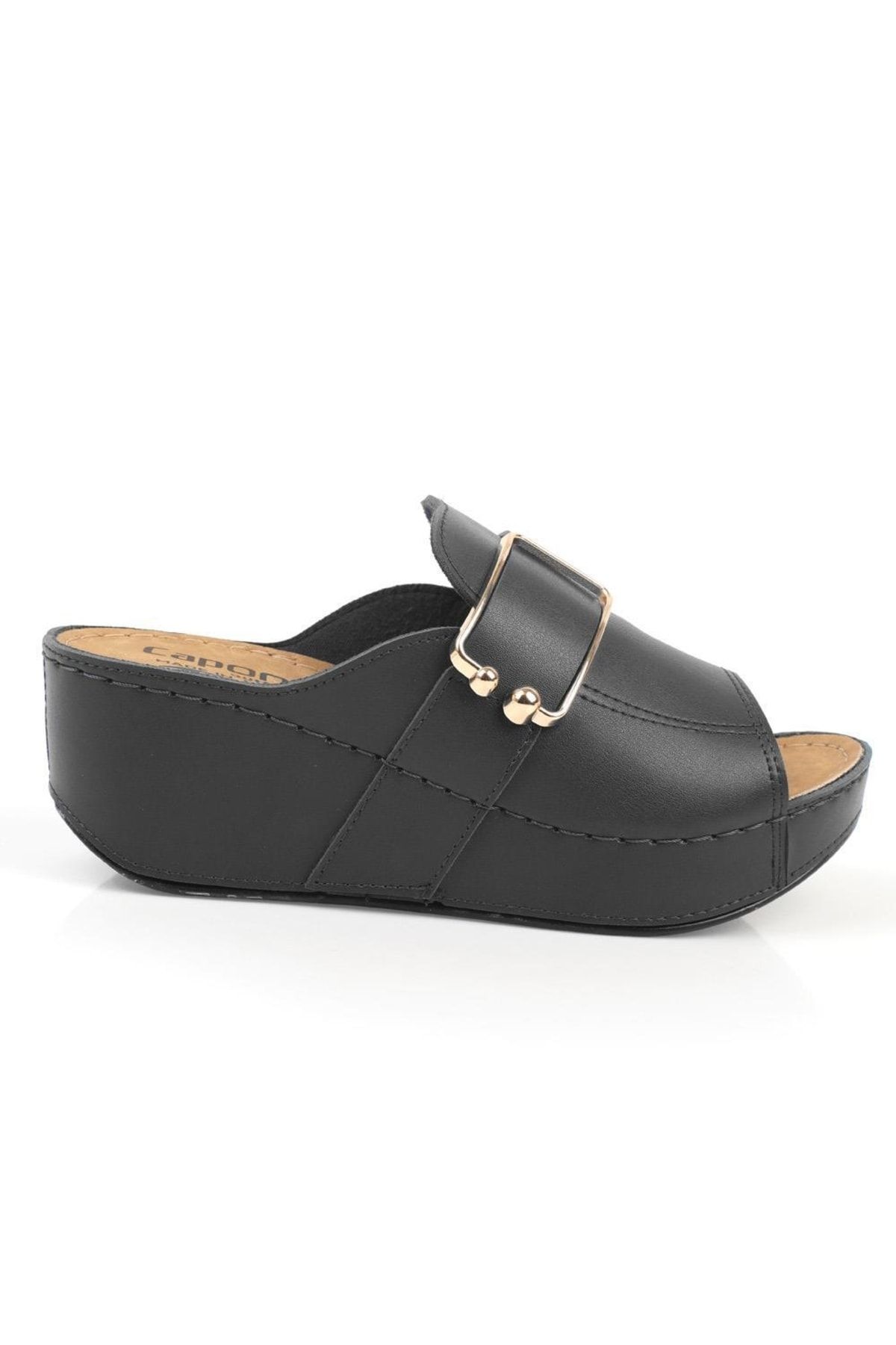 Capone Outfitters-Anatomisch weiche, bequeme Mutterhausschuhe mit Keilabsatz 6