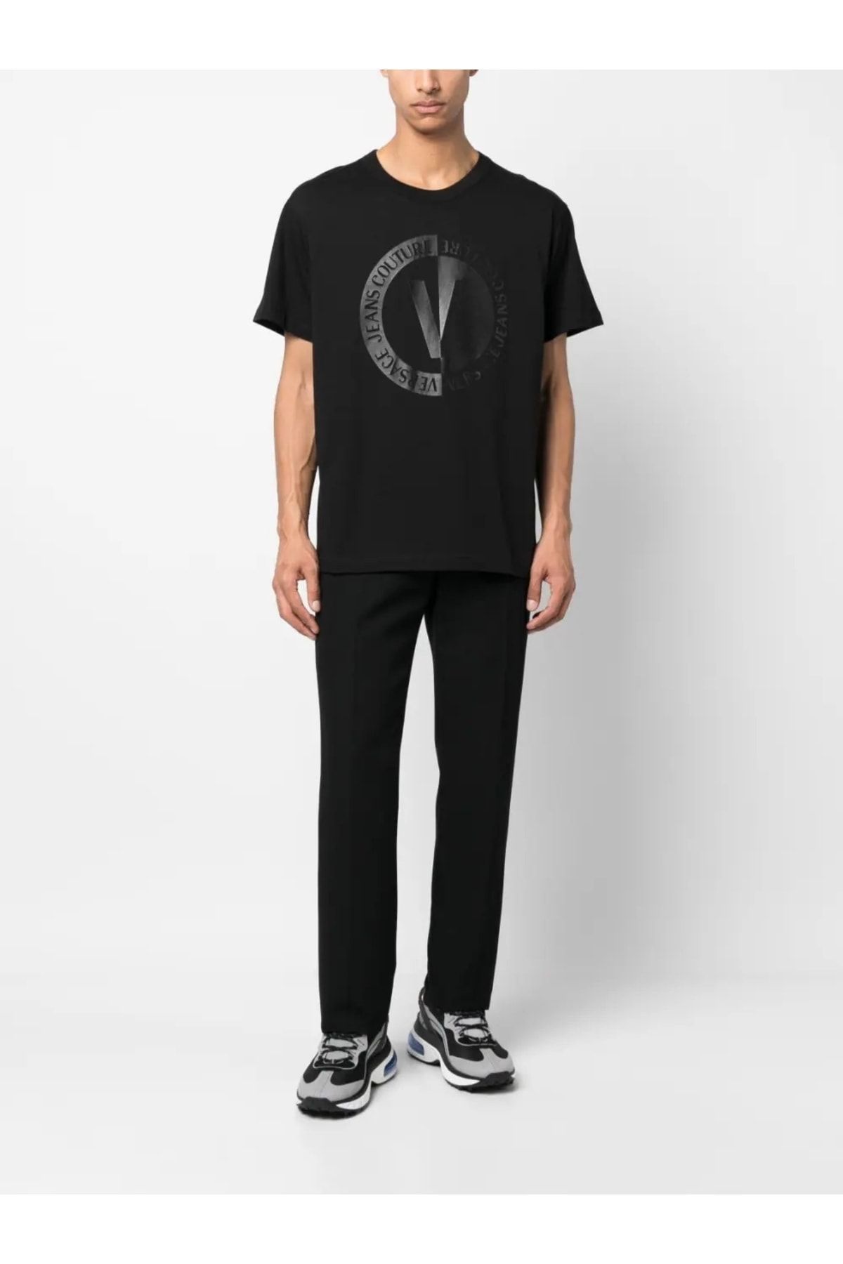 Gianni Versace Jeans Couture Logo Printed T shirt Trendyol