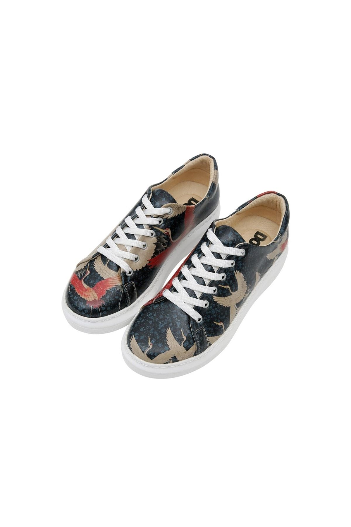 Dogo Sneaker Schwarz Flacher Absatz