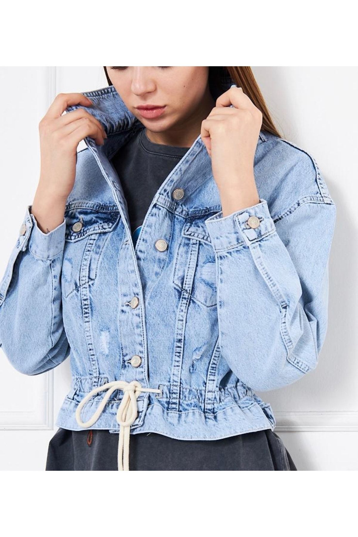 Jeans bolero jacket top
