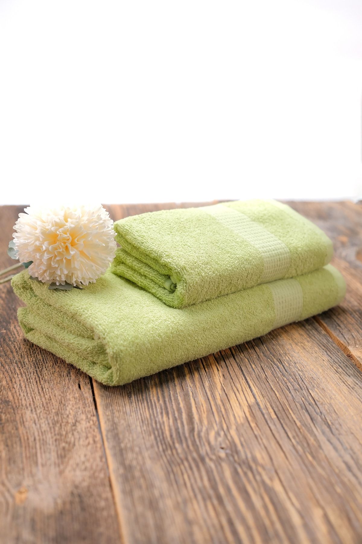 Green bath on sale towel sets