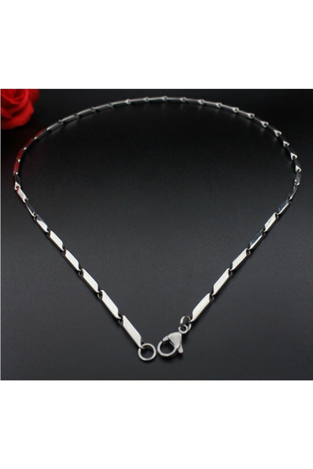 Mens silver store choker