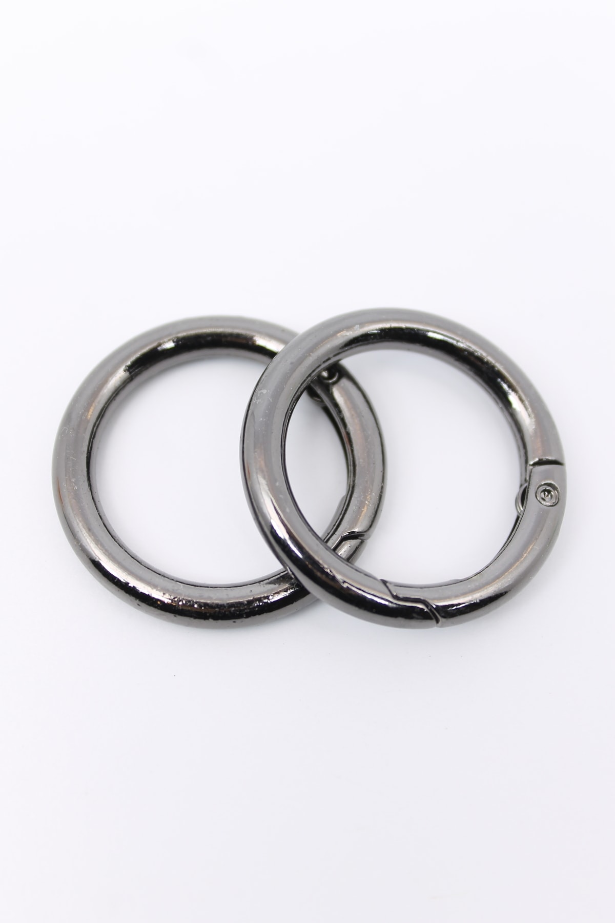 Spring Ring, Mesh and Straw Bag Accessory Set of 6 2.5 Cm