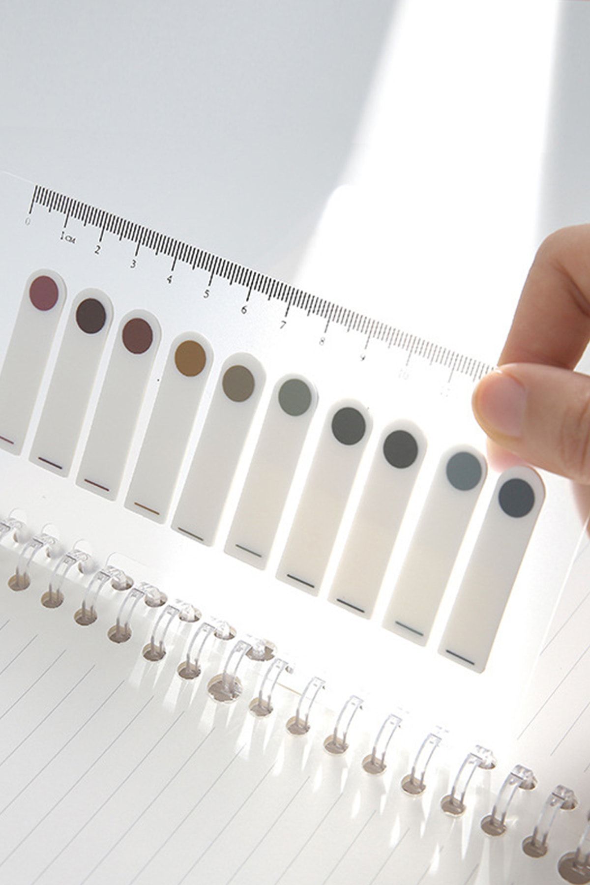 Vox Art-Set of 200 Half Color Post-It Adhesive Index Bookmarks 3