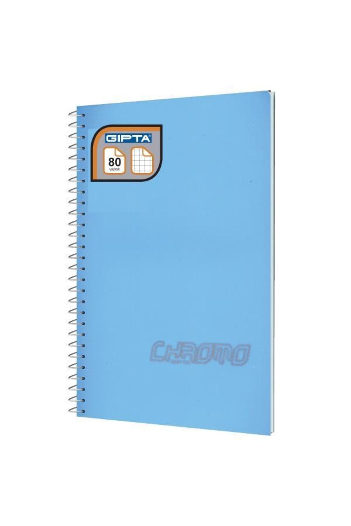 Gıpta-Chromo A4 80 Sheets Spiral Checked Notebook 1