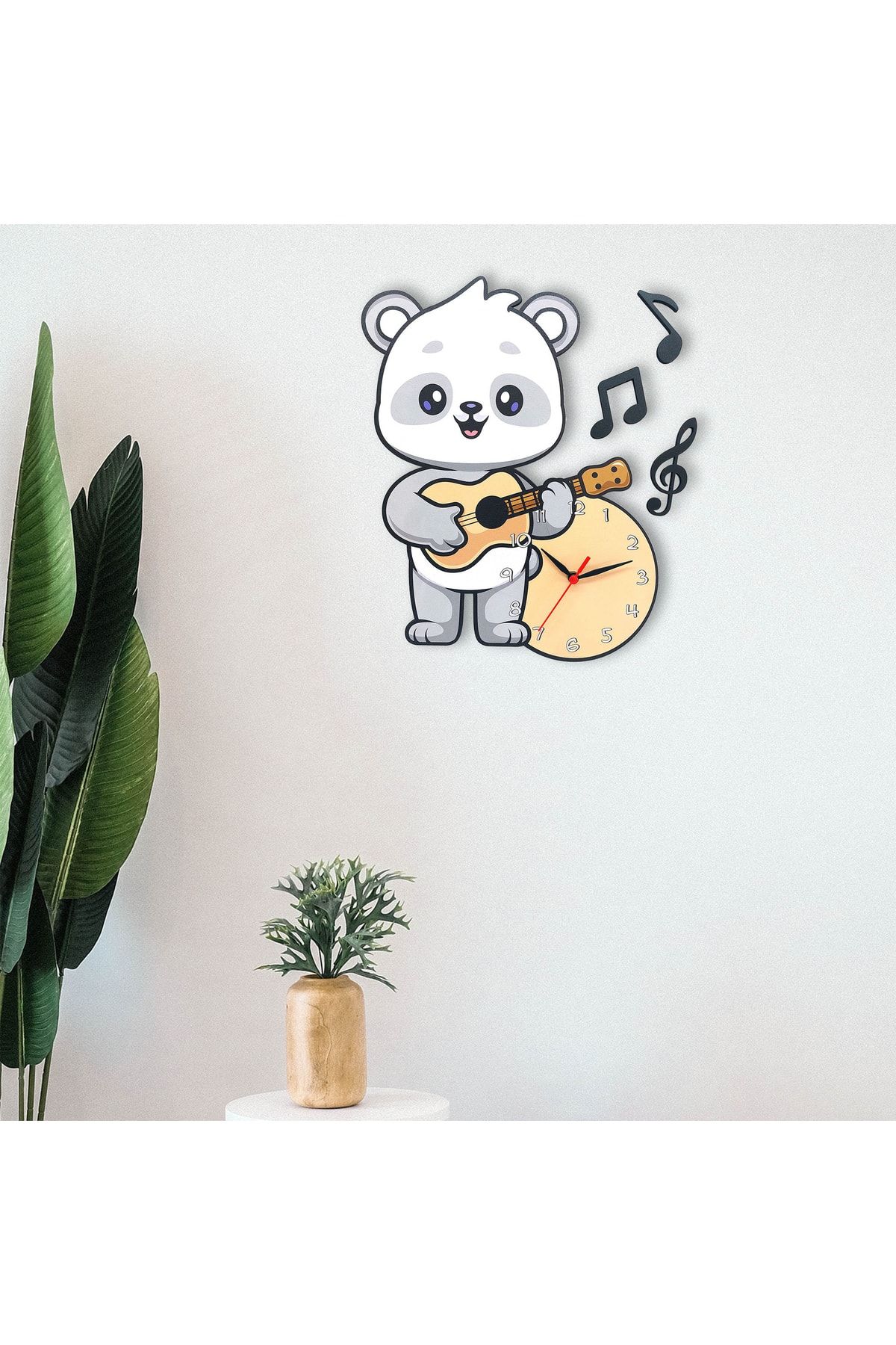 CajuArt-Decorative Cute Koala Children's Room Wooden Wall Clock Ornament 1