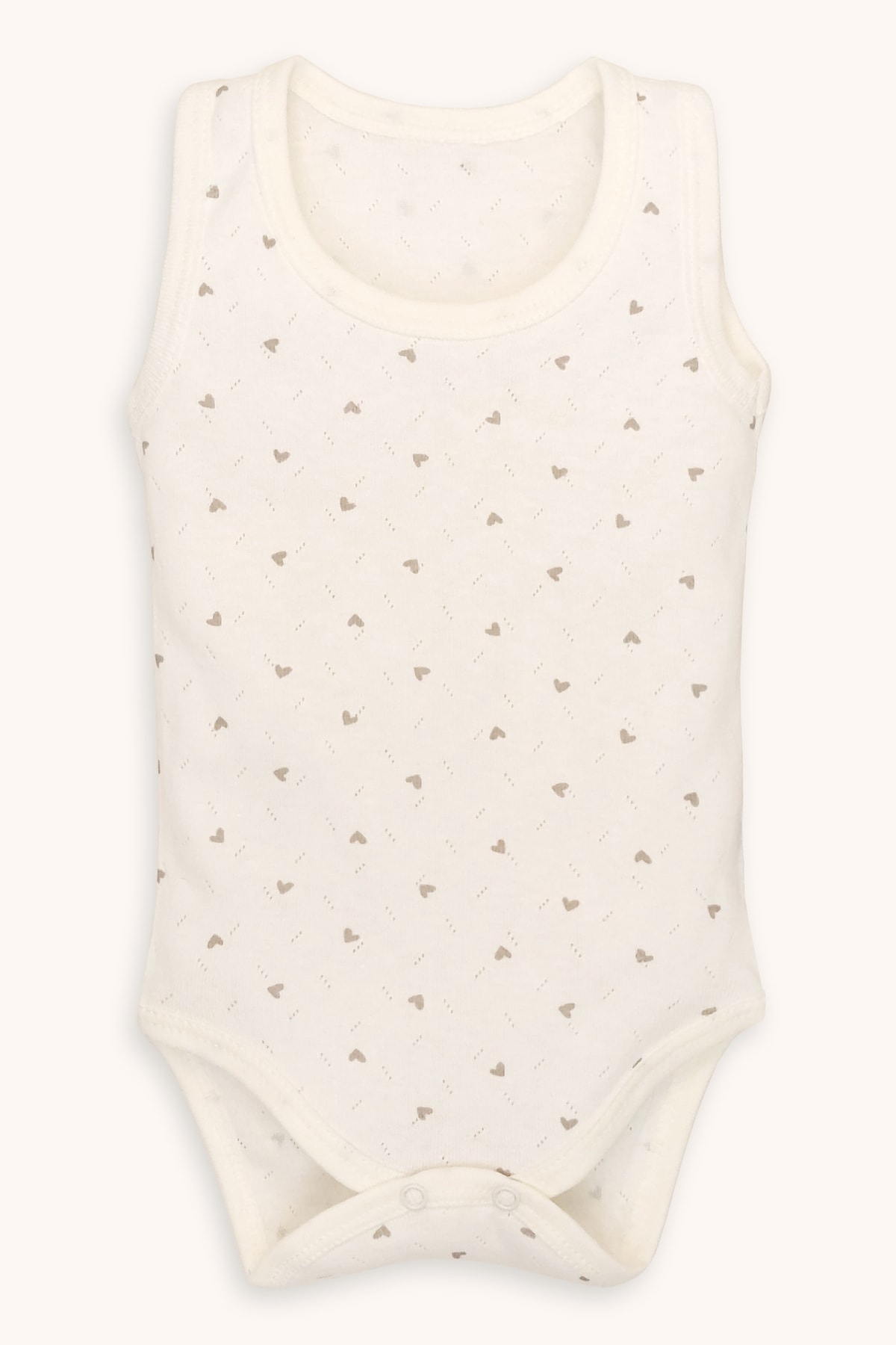 بادی نوزادی دخترانه خاکستری bebizu | 23217660-05KZP اورجینال - تصویر 2