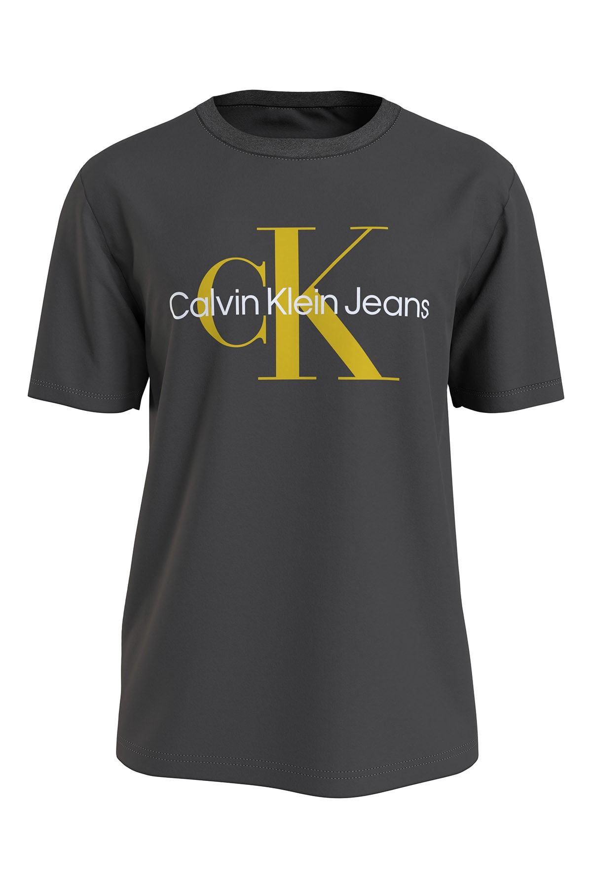 Calvin Klein 100 Trendyol J30j320806 Rundhals-T-Shirt - Slim Logo Herren-T-Shirt Prc Baumwolle Fit 