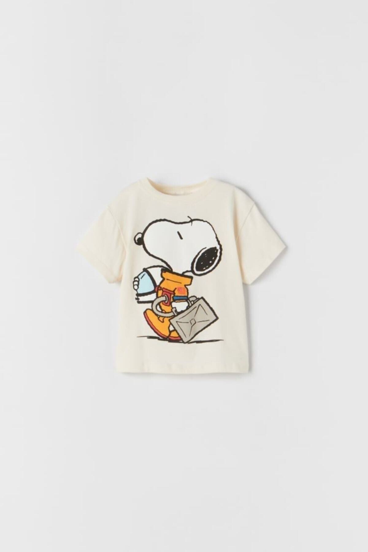 Machetta Kids Snoopy Printed Unisex Oversize Children's T-shirt