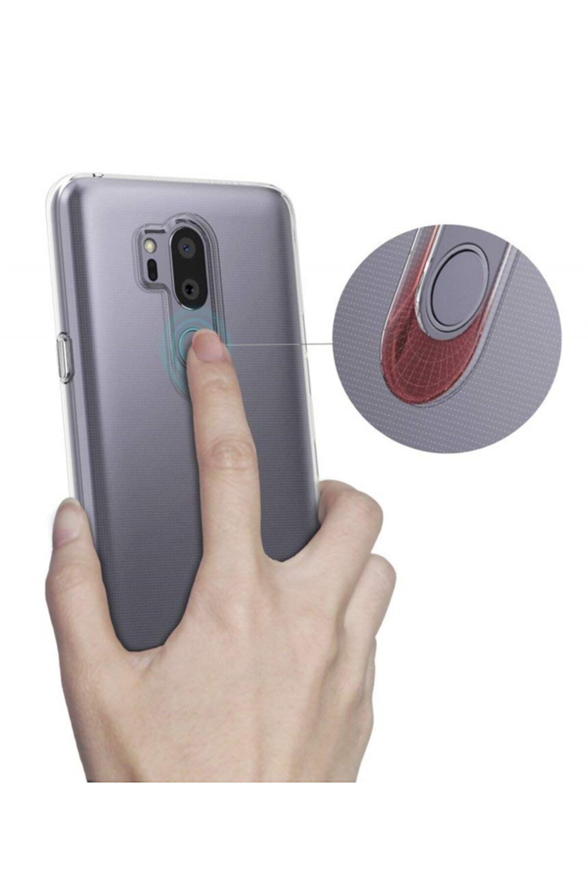 LG-G7 Thinq Compatible Case Canpay Series, Soft Transparent A+ Quality Silicone Case 2