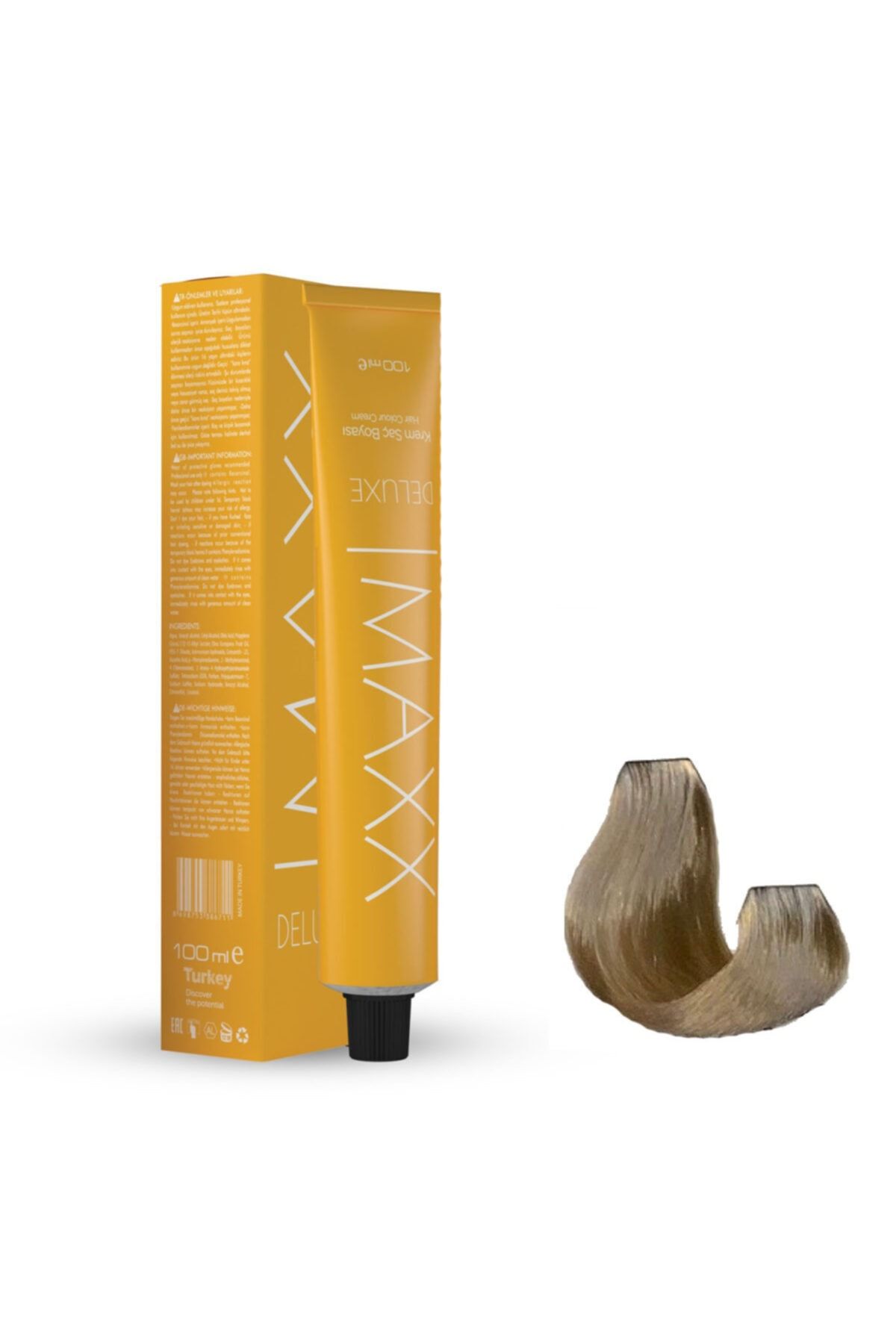 Maxx Deluxe Tüp Boya 912.1 Ultra Açıcı Küllü Sarı 60 ml